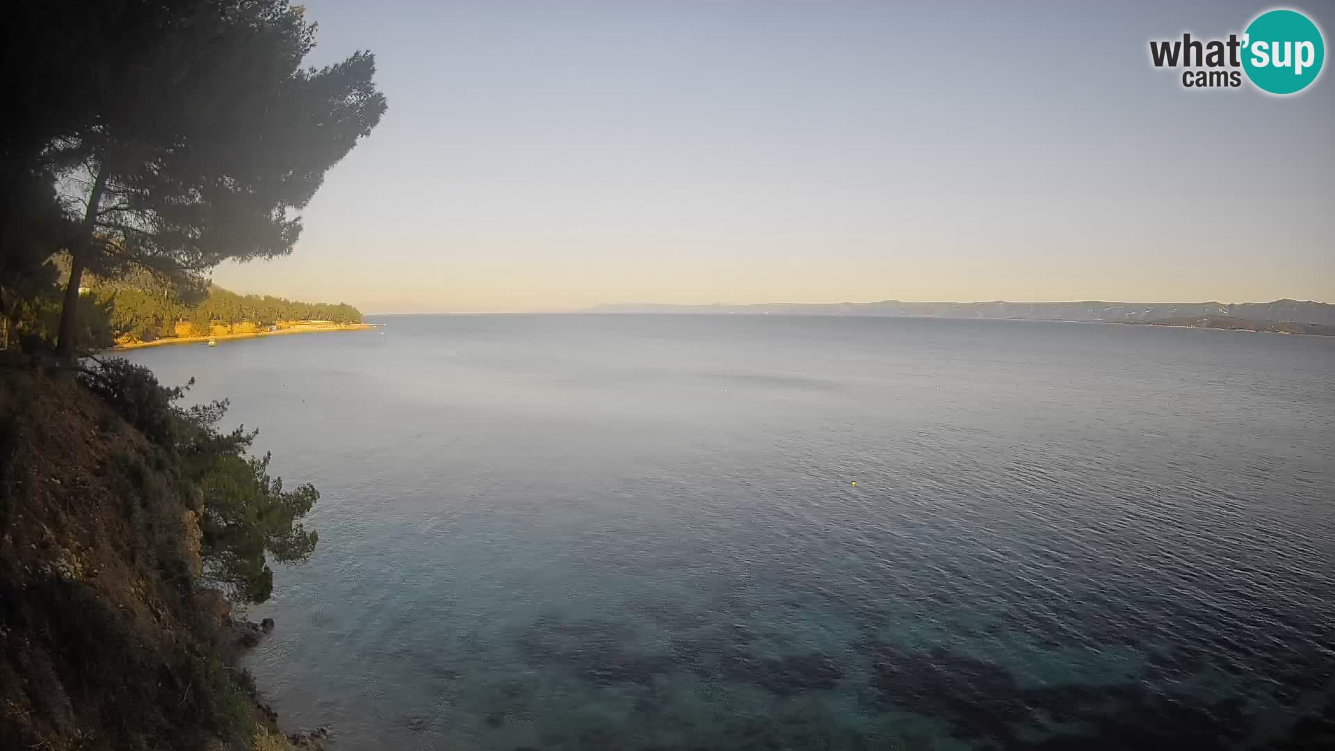 Web kamera Potočine Bol – Pogled uživo na plažu Borak, otok Brač