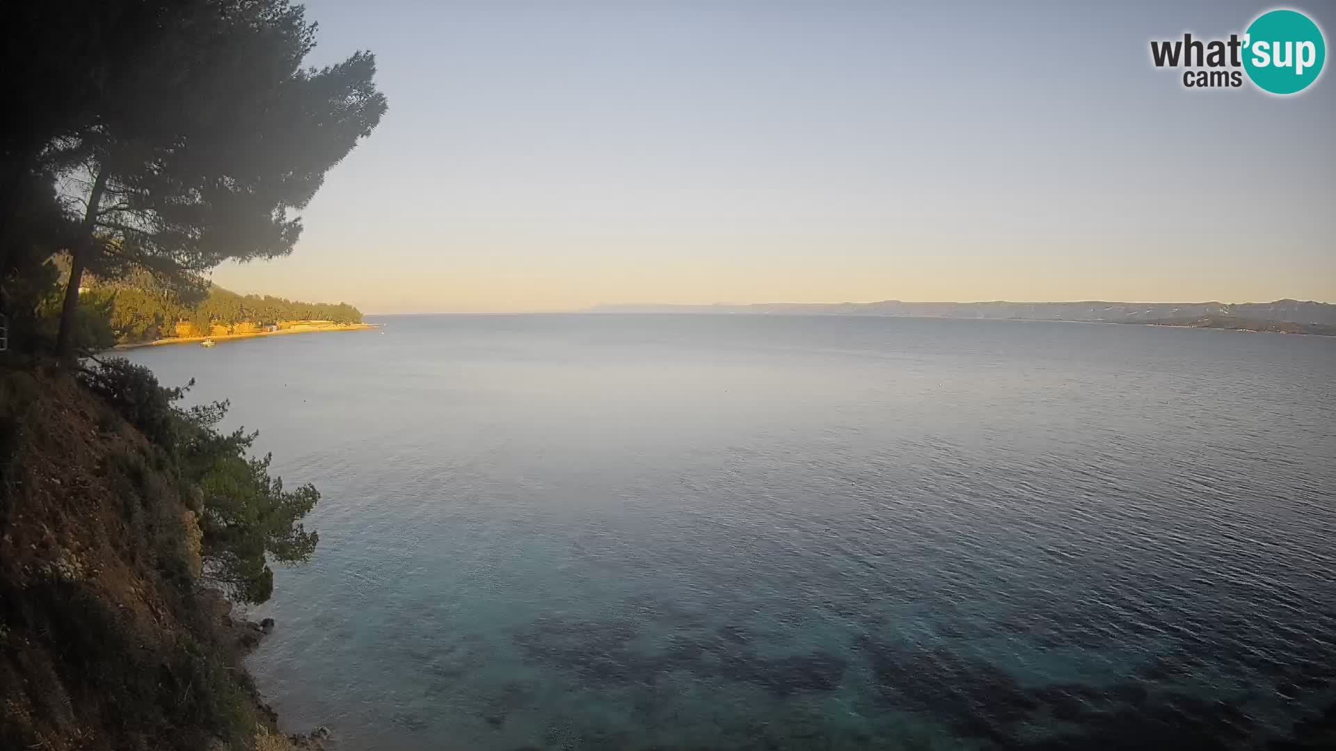 Webcam Playa Potočine Bol – Vista en vivo de Borak Beach, Isla de Brač
