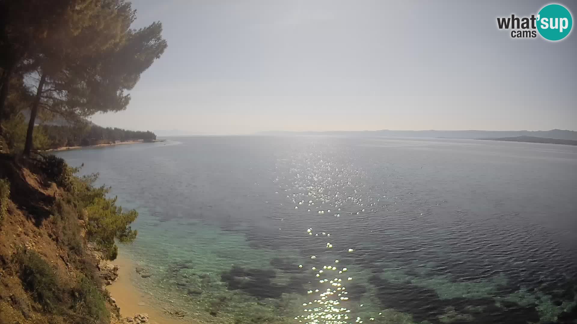 Webcam Strand Potočine Bol – Liveblick auf Borak Beach, Insel Brač