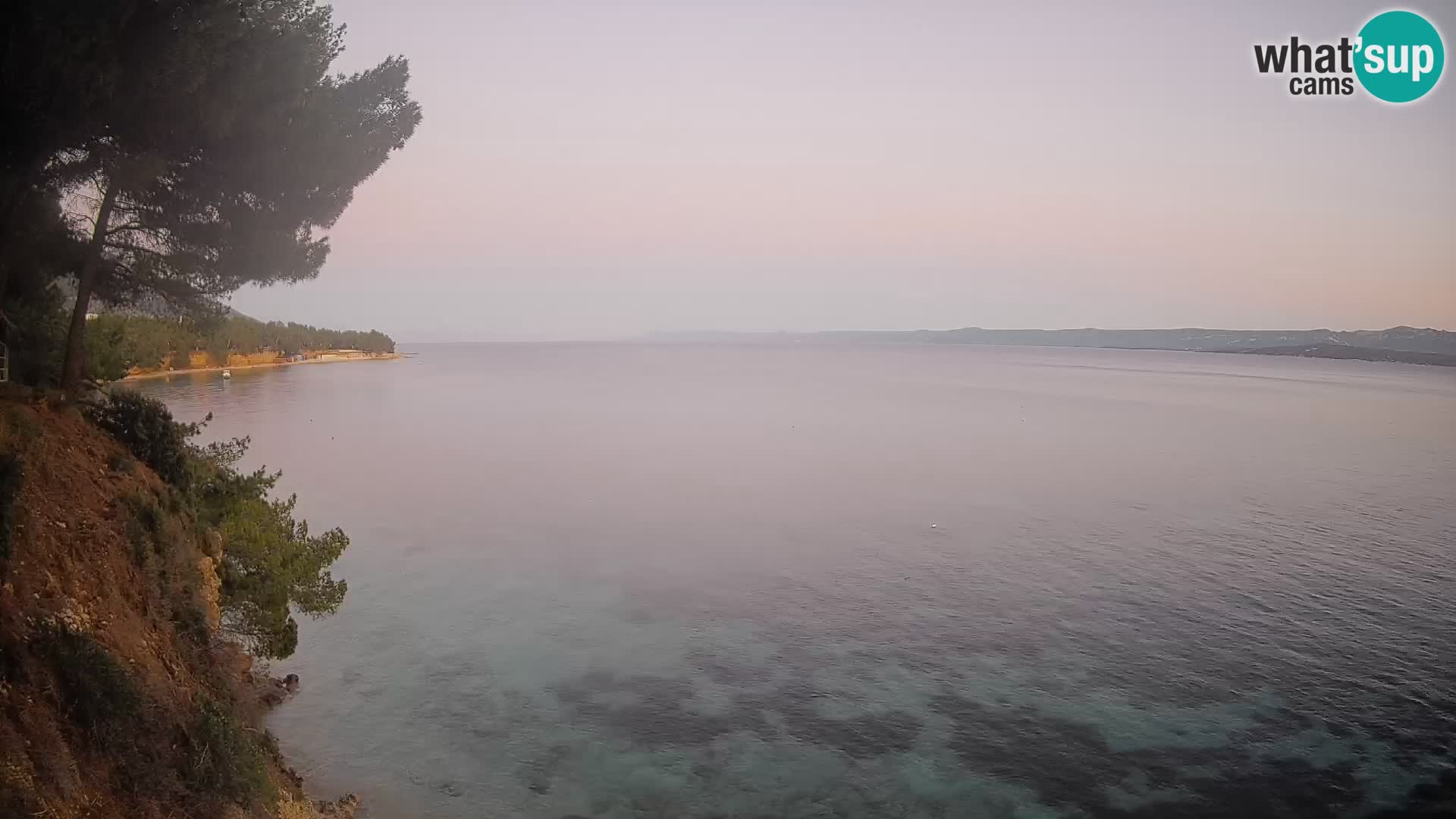 Webcam Potočine Beach Bol – Live View of Borak Beach, Brač Island