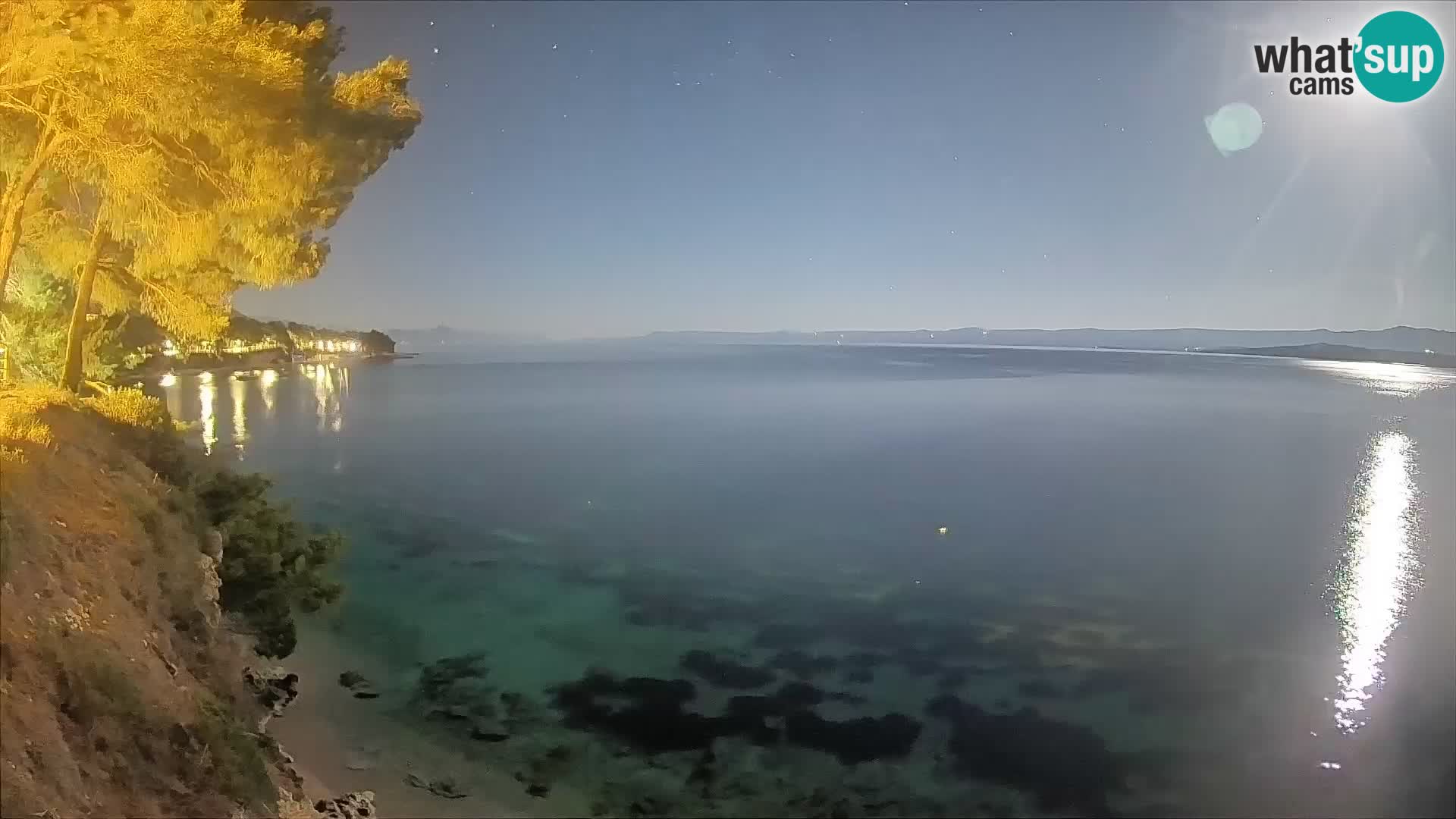 Webcam Strand Potočine Bol – Liveblick auf Borak Beach, Insel Brač