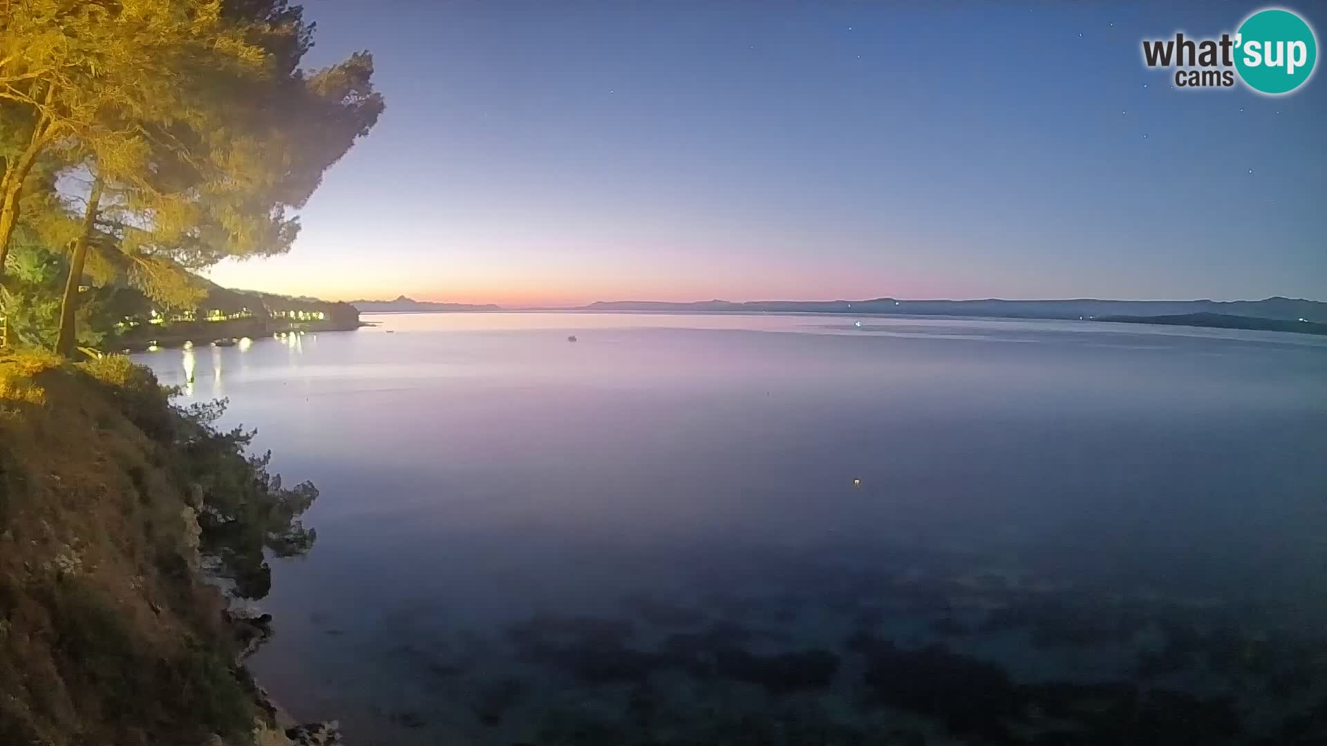 Webcam plage Potočine Bol – Vue en direct sur Borak Beach, île de Brač