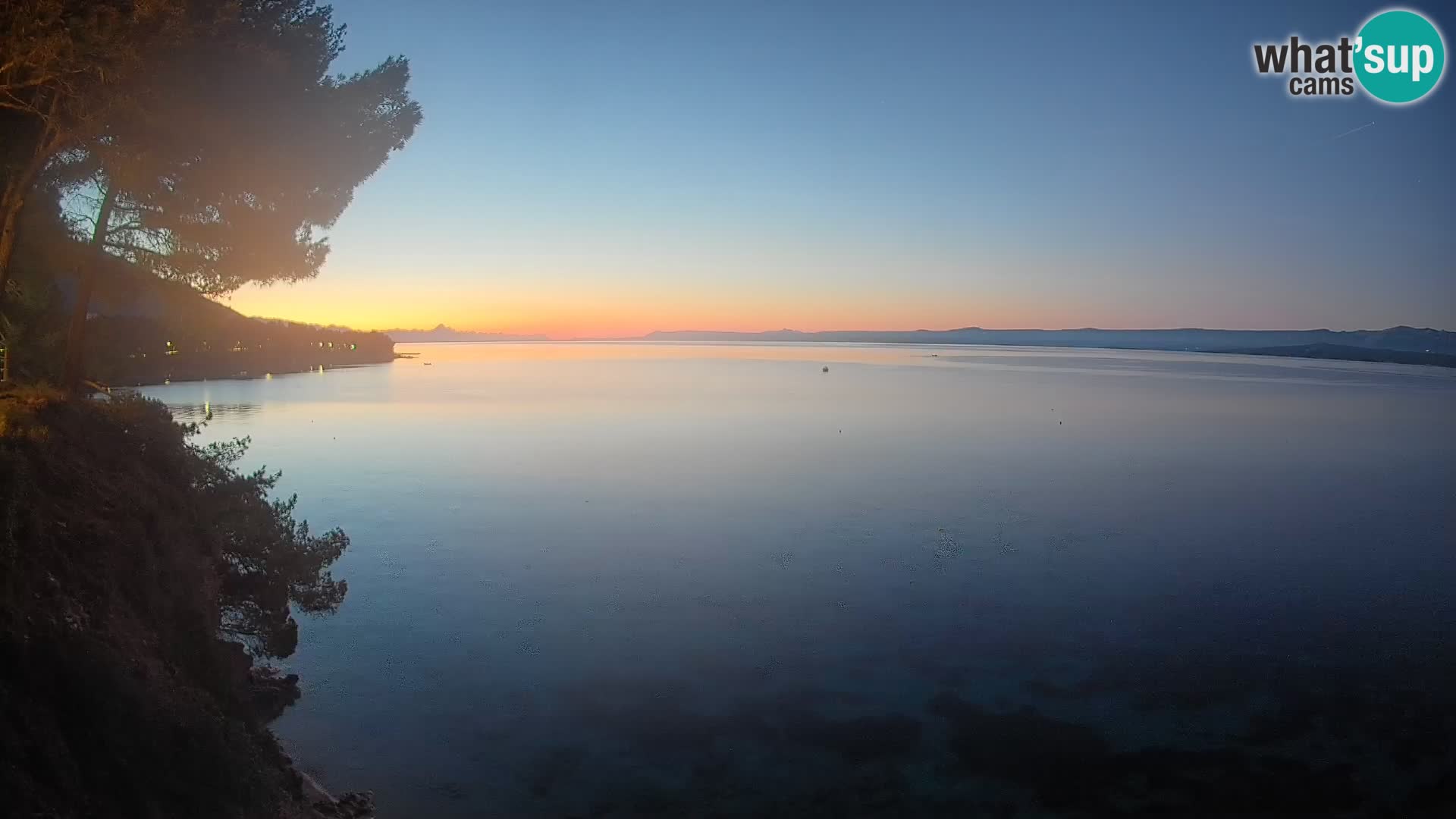 Webcam Potočine Beach Bol – Live View of Borak Beach, Brač Island