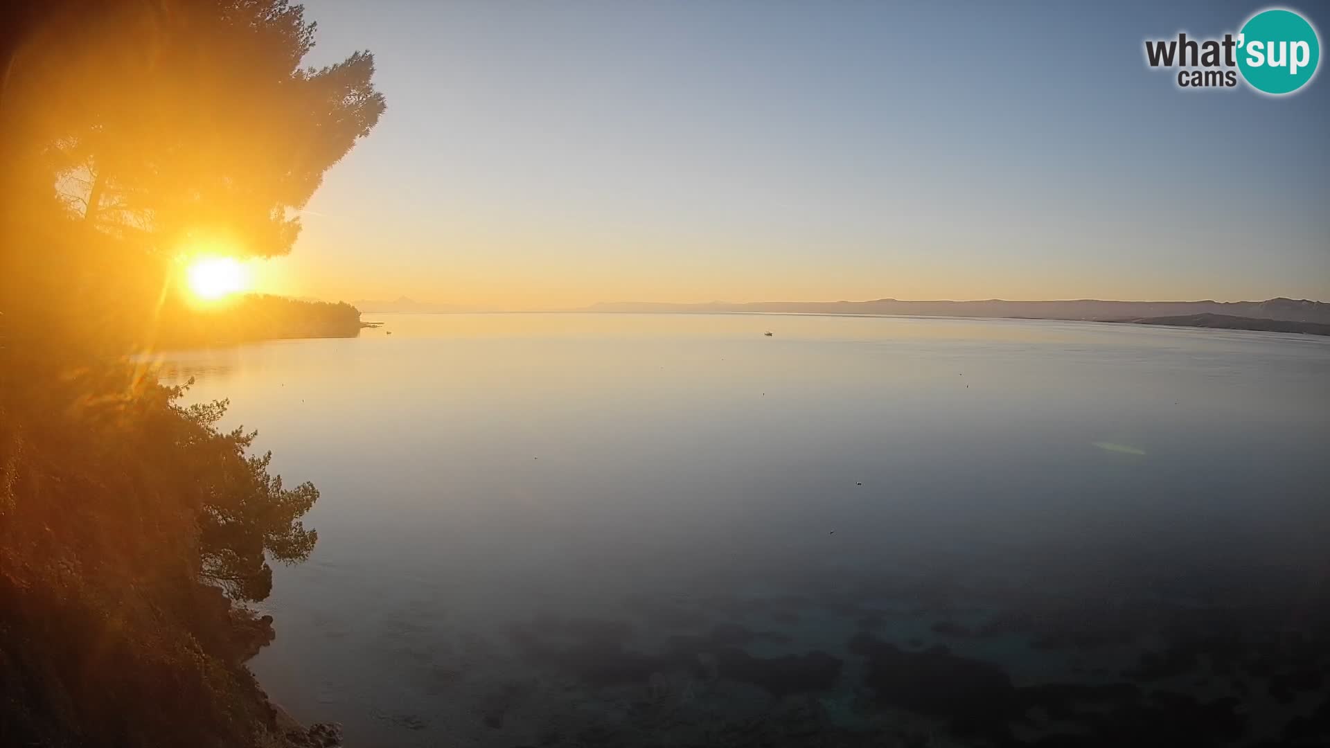 Webcam plage Potočine Bol – Vue en direct sur Borak Beach, île de Brač