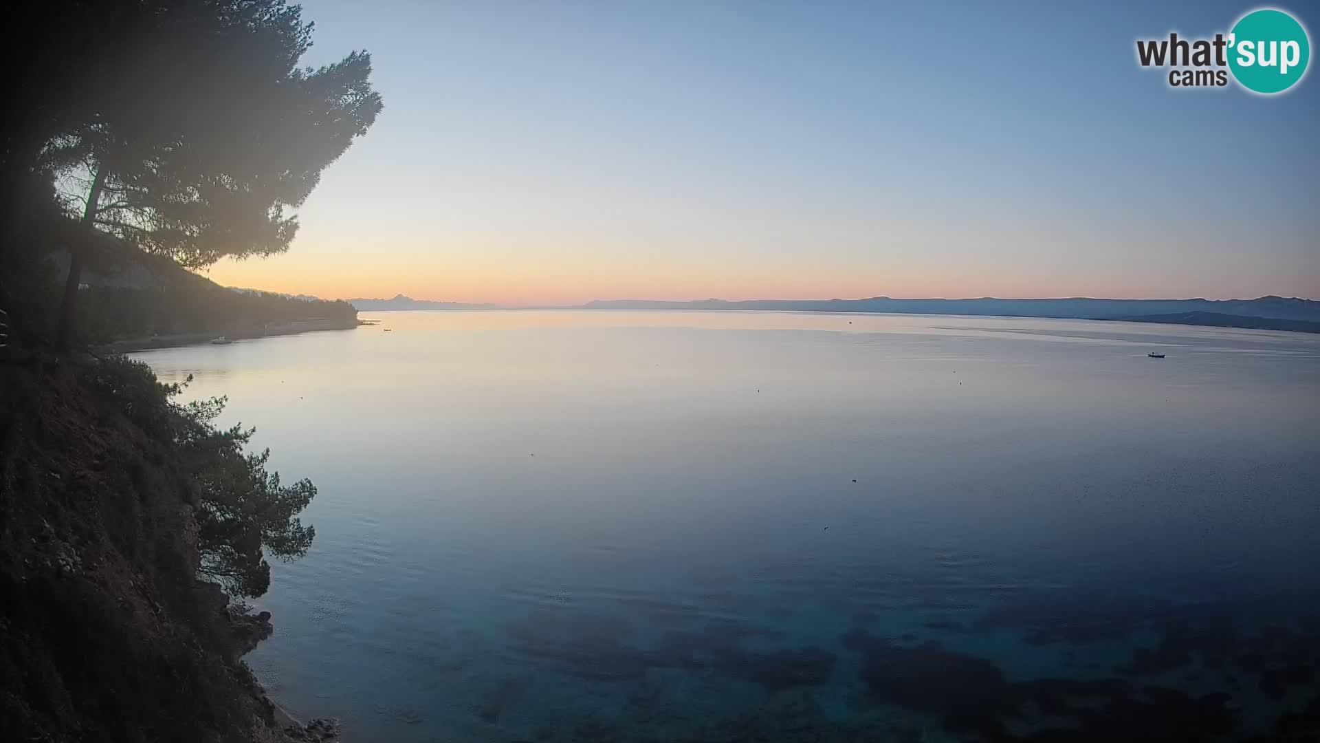 Webcam Potočine Beach Bol – Live View of Borak Beach, Brač Island