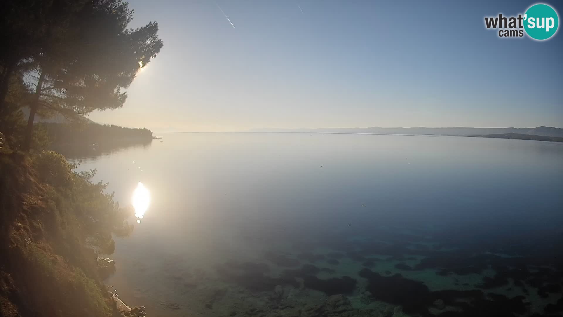 Webcam Potočine Beach Bol – Live View of Borak Beach, Brač Island