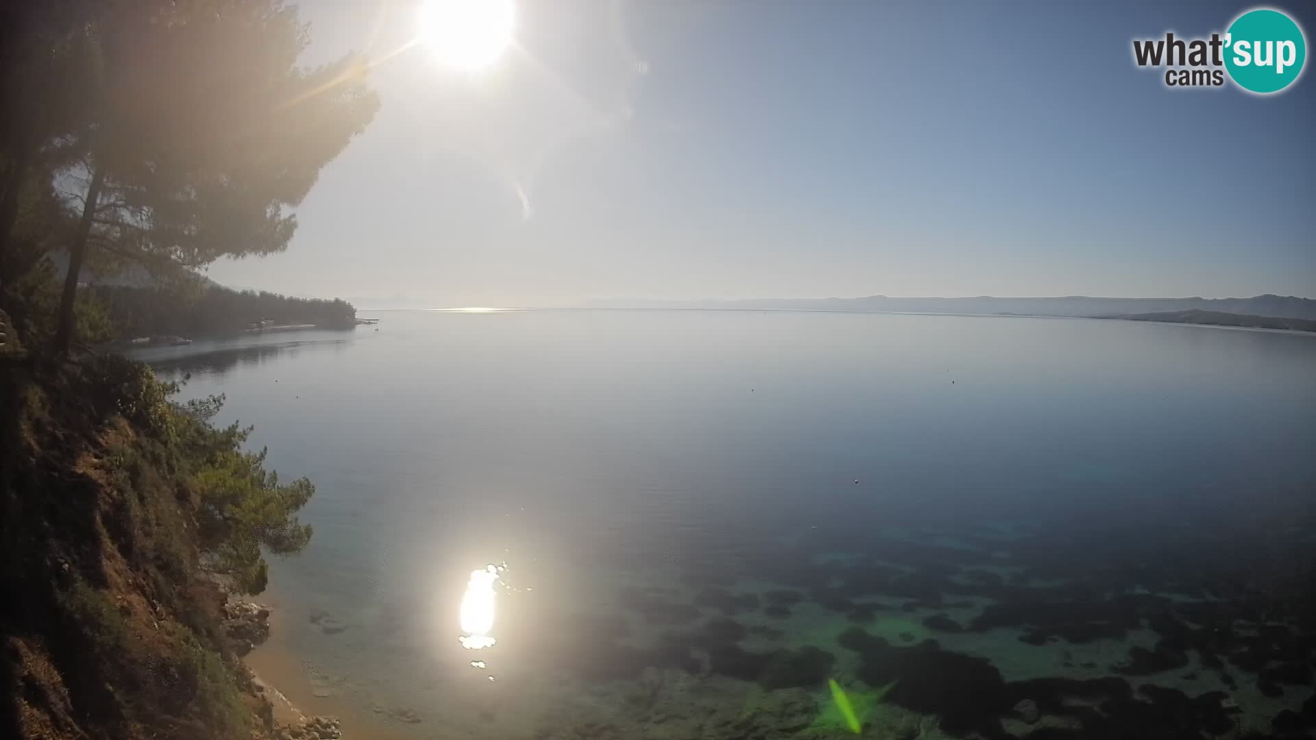 Webcam Strand Potočine Bol – Liveblick auf Borak Beach, Insel Brač