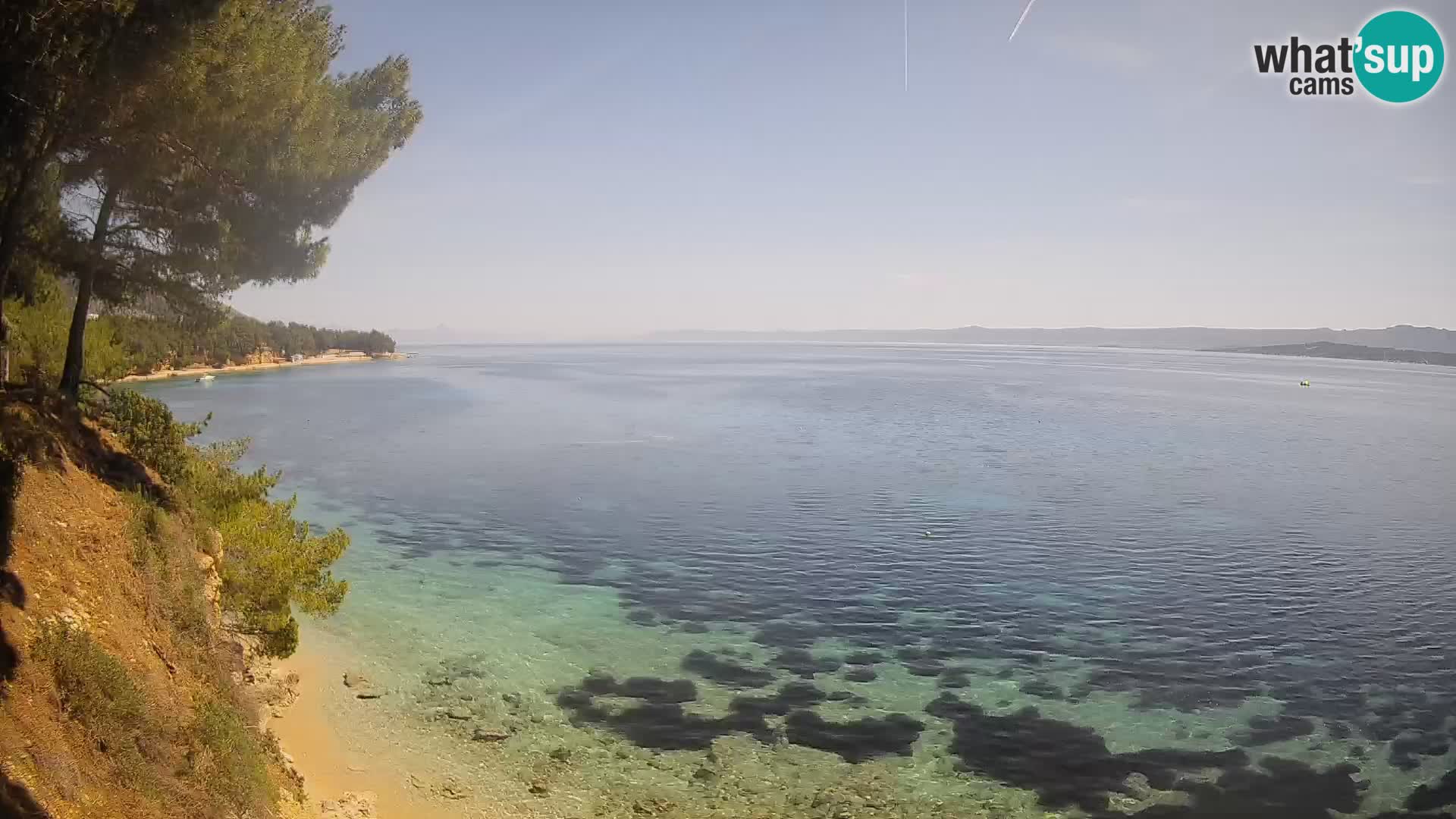 Webcam Potočine Beach Bol – Live View of Borak Beach, Brač Island