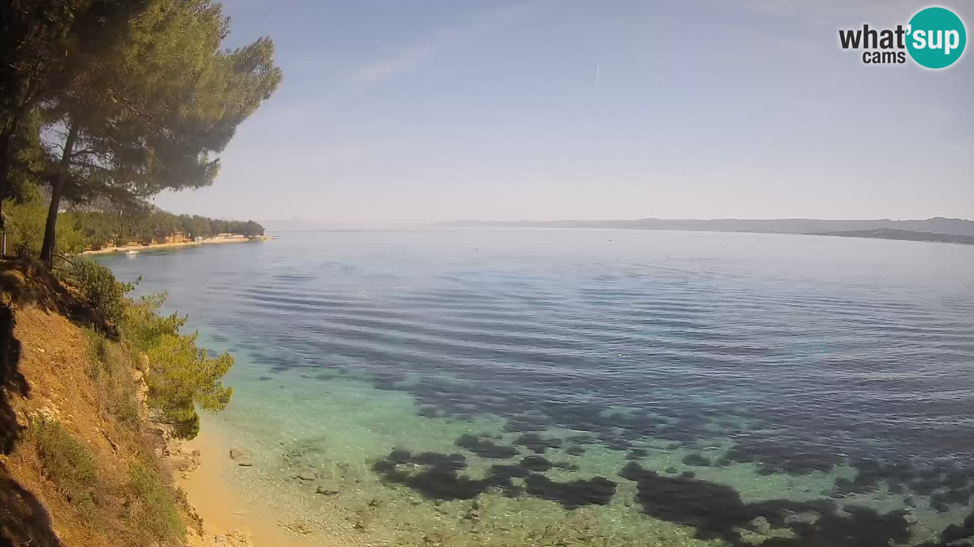 Webcam Potočine Beach Bol – Live View of Borak Beach, Brač Island