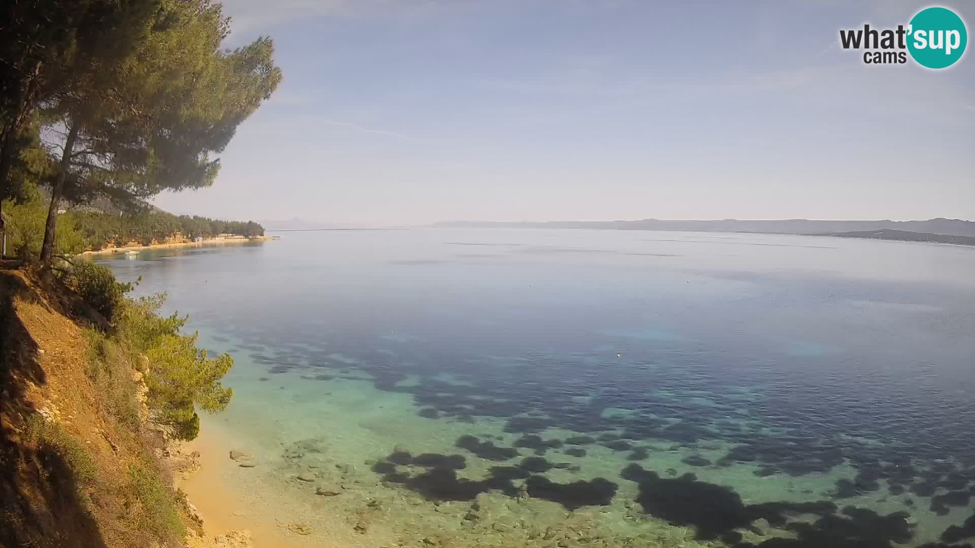 Webcam Strand Potočine Bol – Liveblick auf Borak Beach, Insel Brač