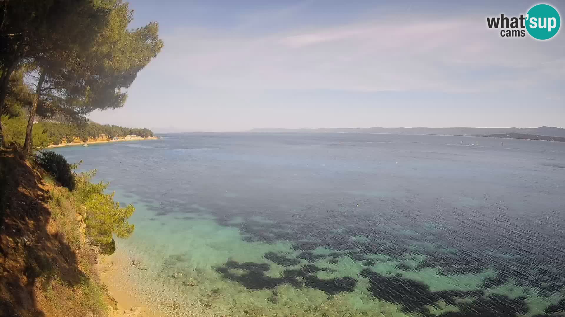 Webcam Playa Potočine Bol – Vista en vivo de Borak Beach, Isla de Brač