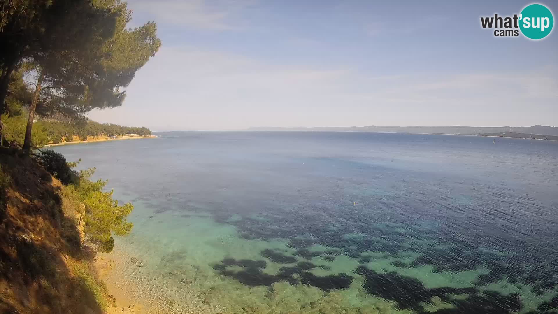 Webcam Playa Potočine Bol – Vista en vivo de Borak Beach, Isla de Brač