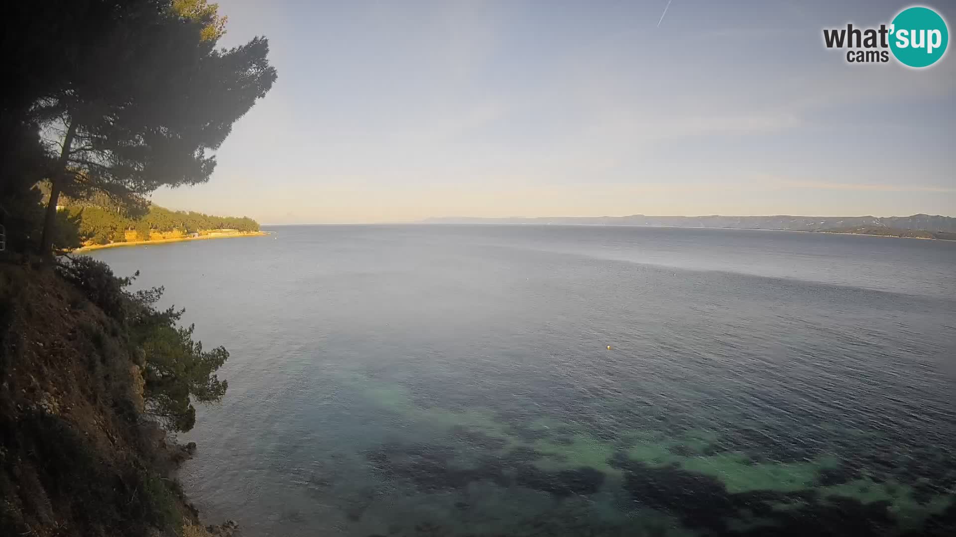 Webcam Potočine Beach Bol – Live View of Borak Beach, Brač Island
