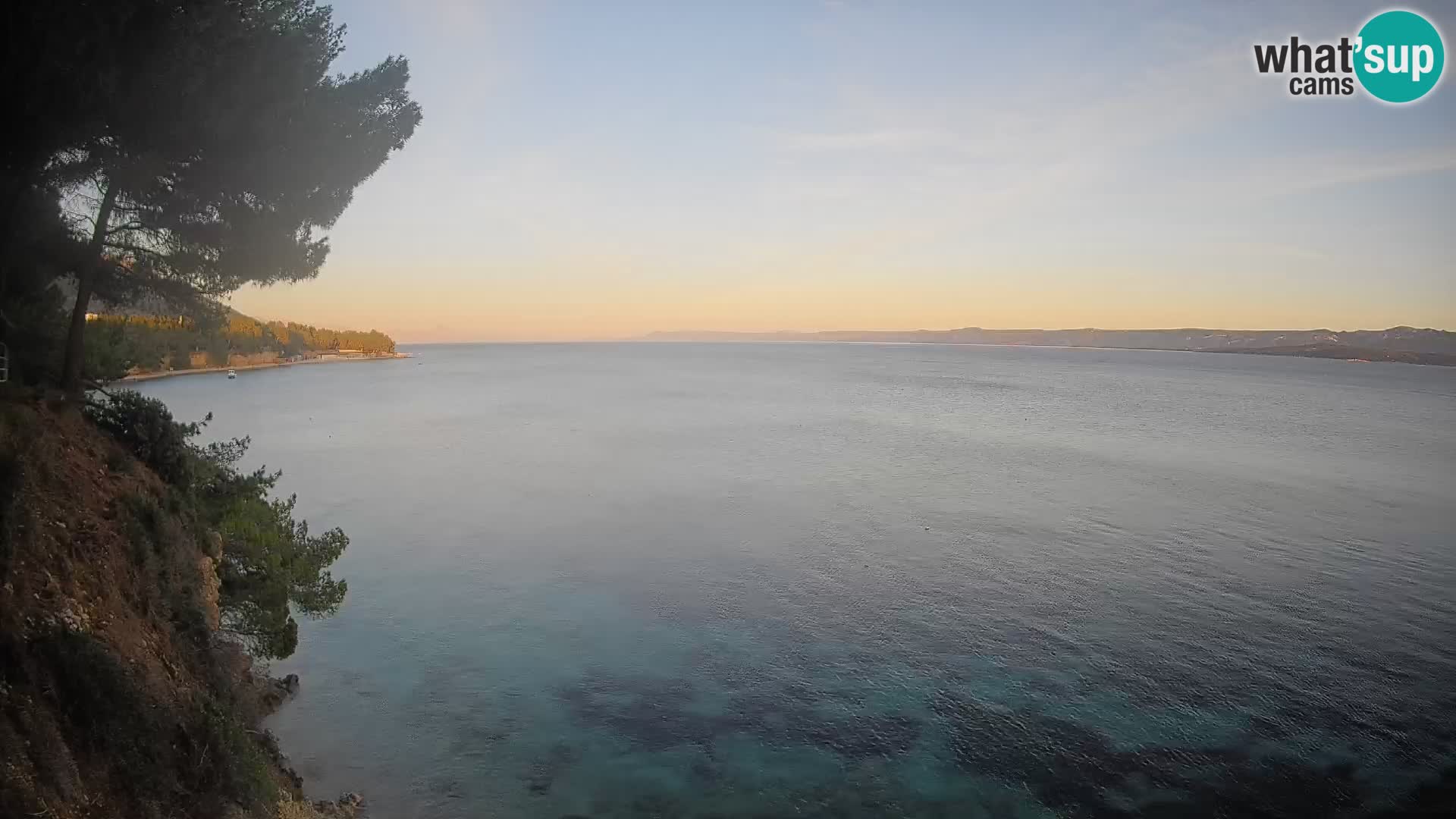 Webcam Playa Potočine Bol – Vista en vivo de Borak Beach, Isla de Brač