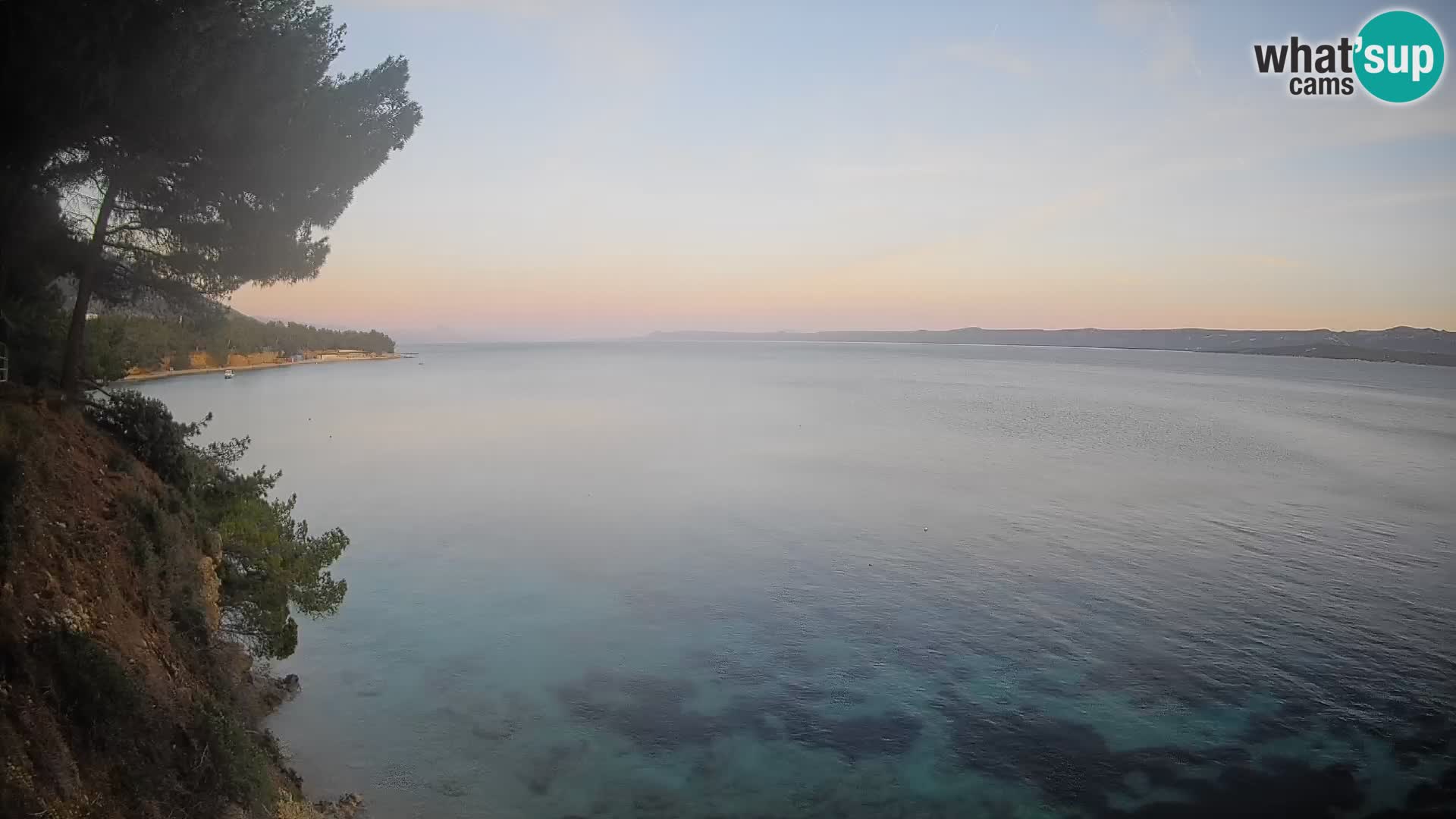 Webcam Potočine Beach Bol – Live View of Borak Beach, Brač Island