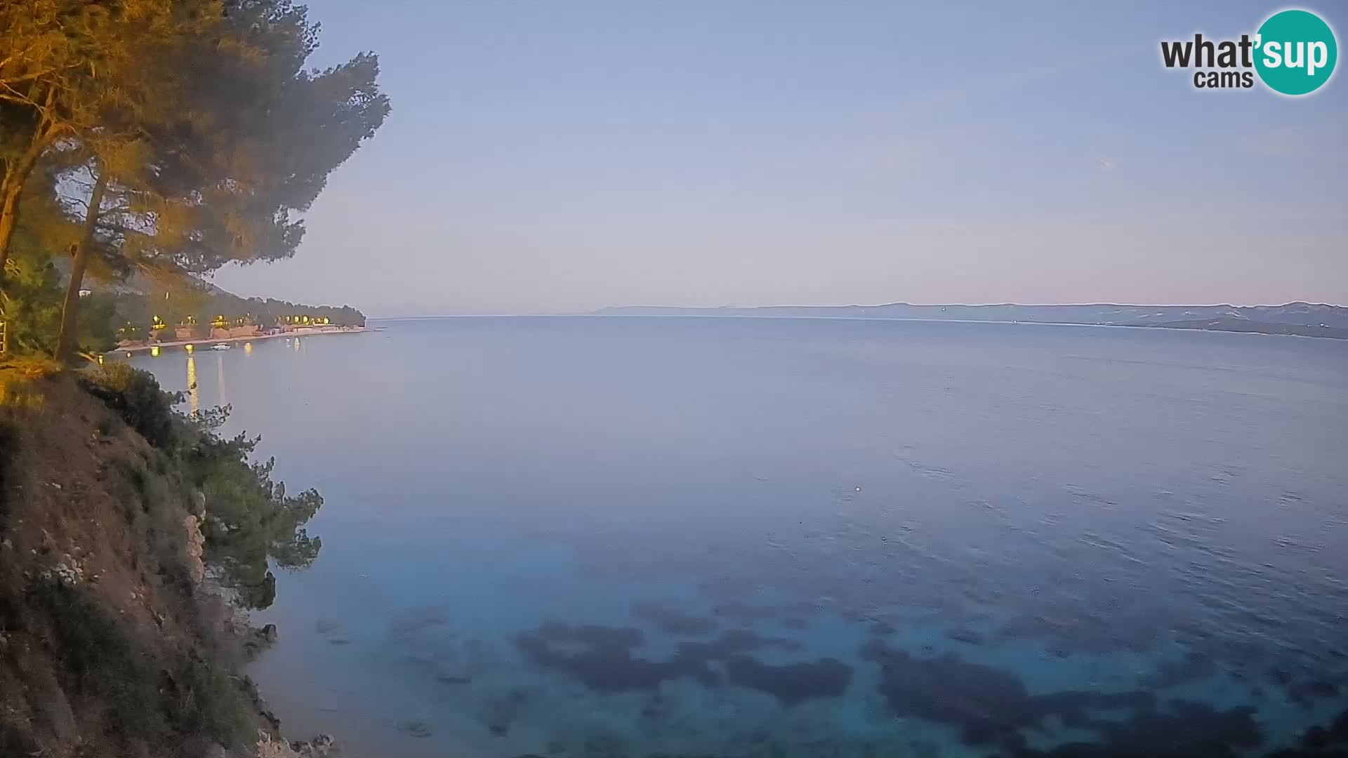 Webcam Potočine Beach Bol – Live View of Borak Beach, Brač Island