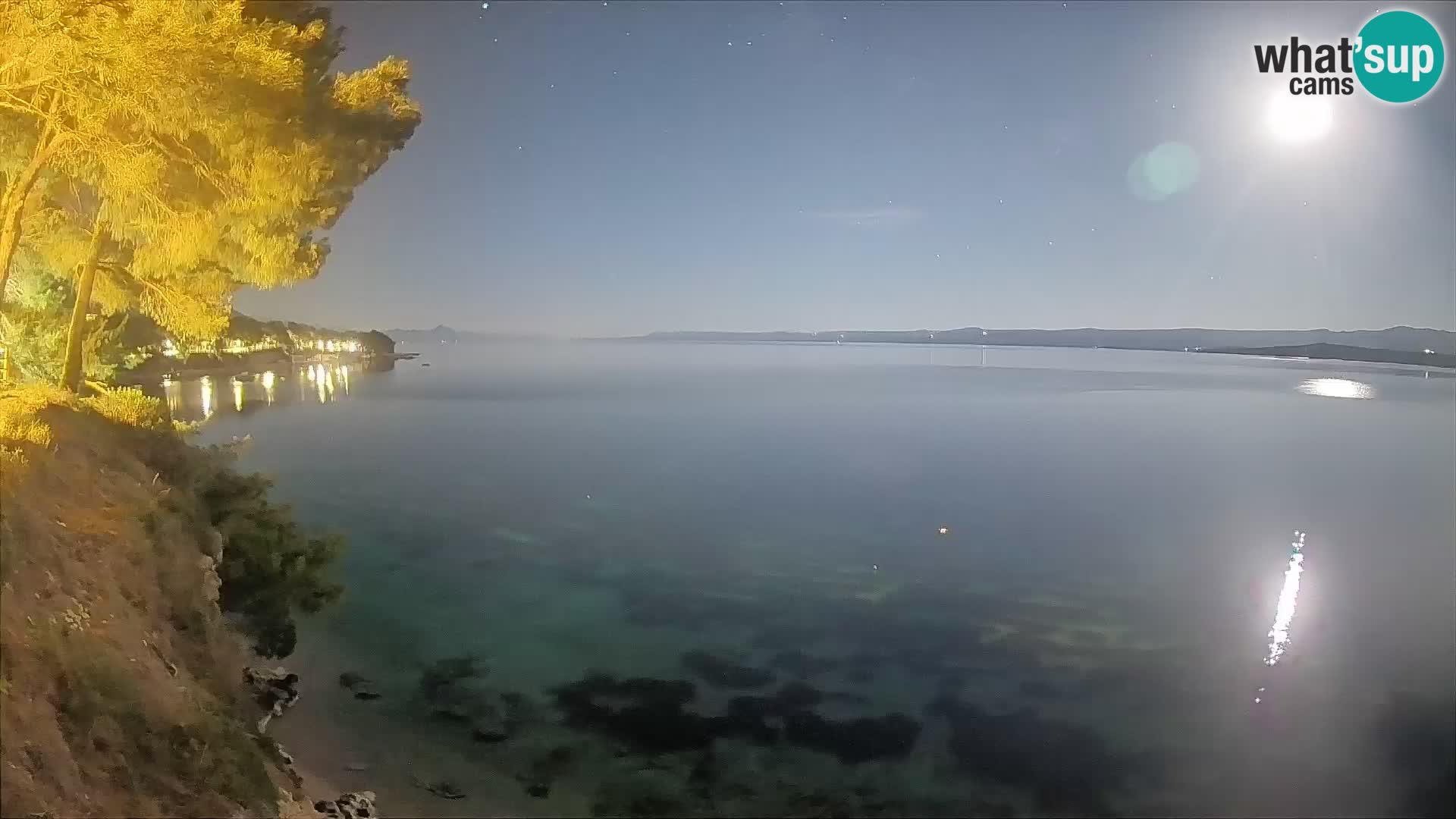 Webcam Potočine Beach Bol – Live View of Borak Beach, Brač Island