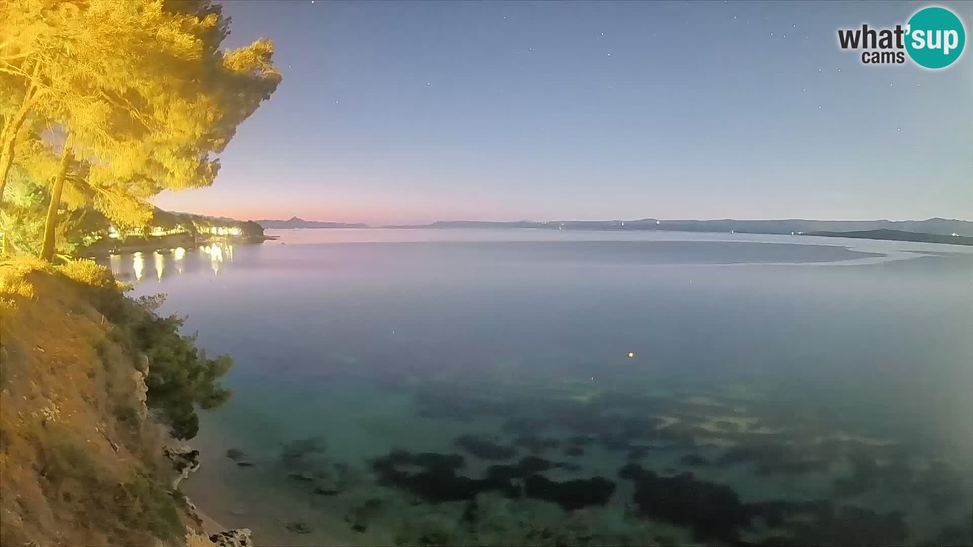 Webcam Potočine Beach Bol – Live View of Borak Beach, Brač Island