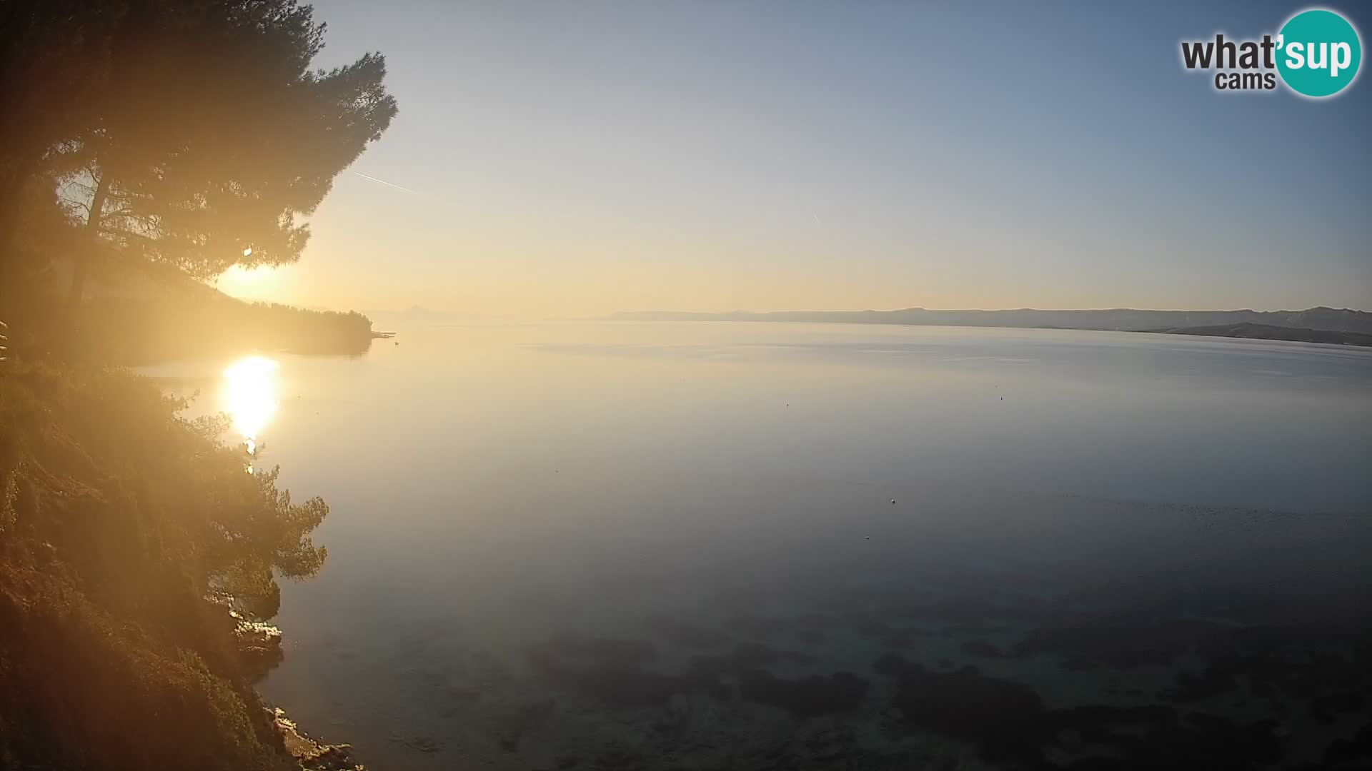 Webcam Potočine Beach Bol – Live View of Borak Beach, Brač Island