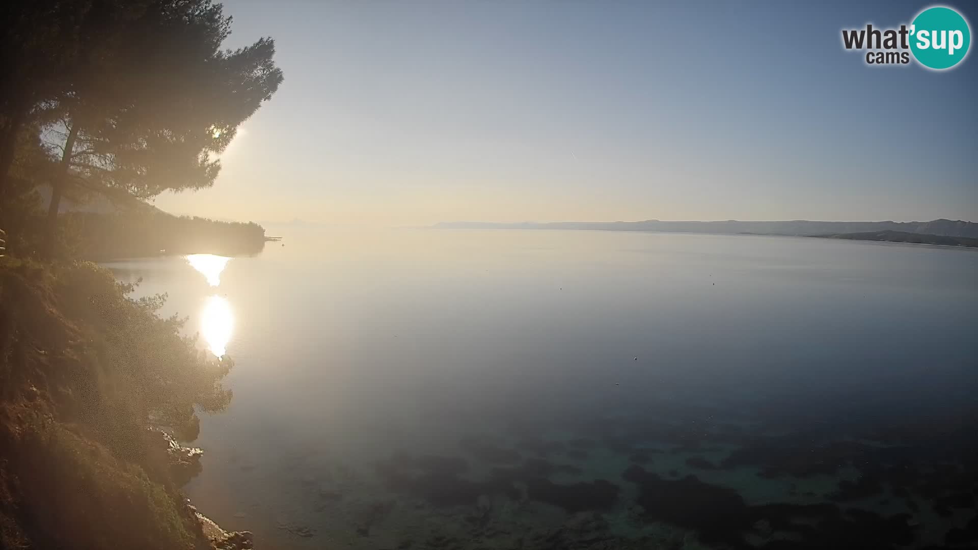 Webcam Strand Potočine Bol – Liveblick auf Borak Beach, Insel Brač
