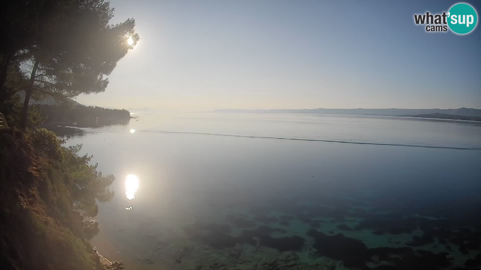 Webcam Potočine Beach Bol – Live View of Borak Beach, Brač Island