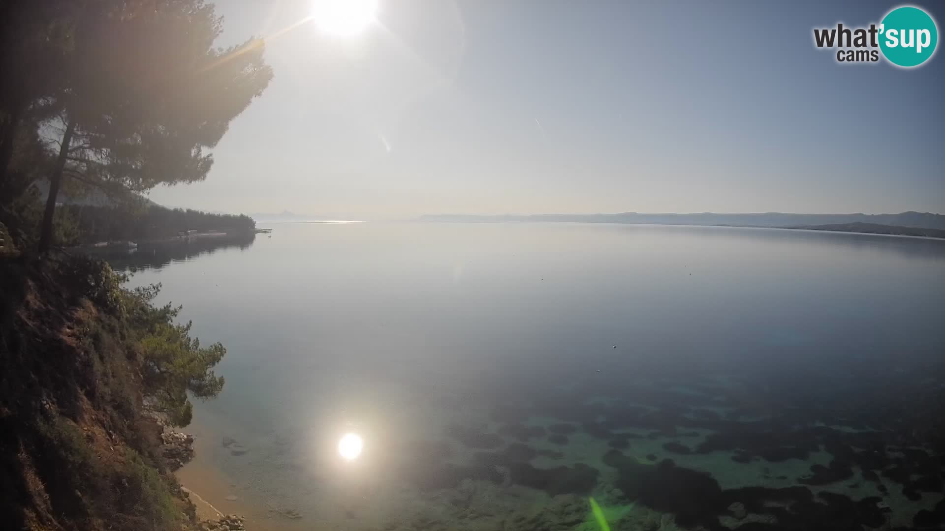 Webcam Potočine Beach Bol – Live View of Borak Beach, Brač Island
