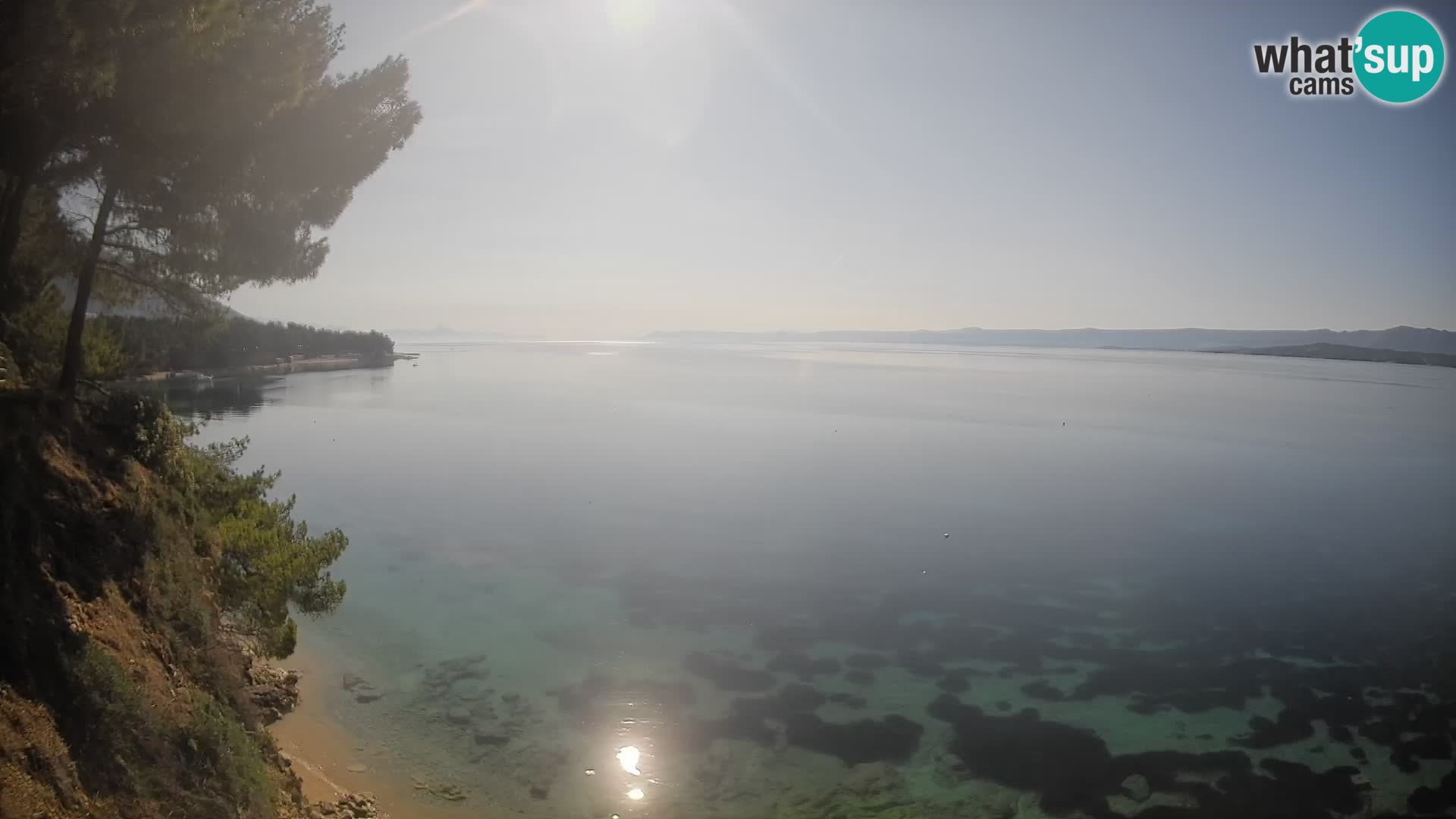 Webcam Strand Potočine Bol – Liveblick auf Borak Beach, Insel Brač