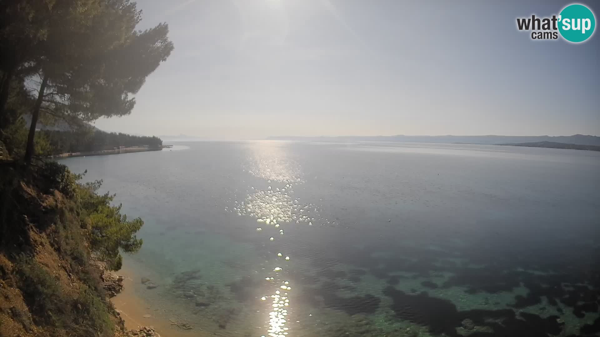 Webcam Strand Potočine Bol – Liveblick auf Borak Beach, Insel Brač