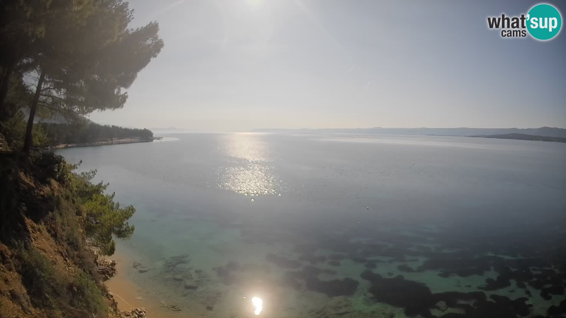 Webcam Strand Potočine Bol – Liveblick auf Borak Beach, Insel Brač