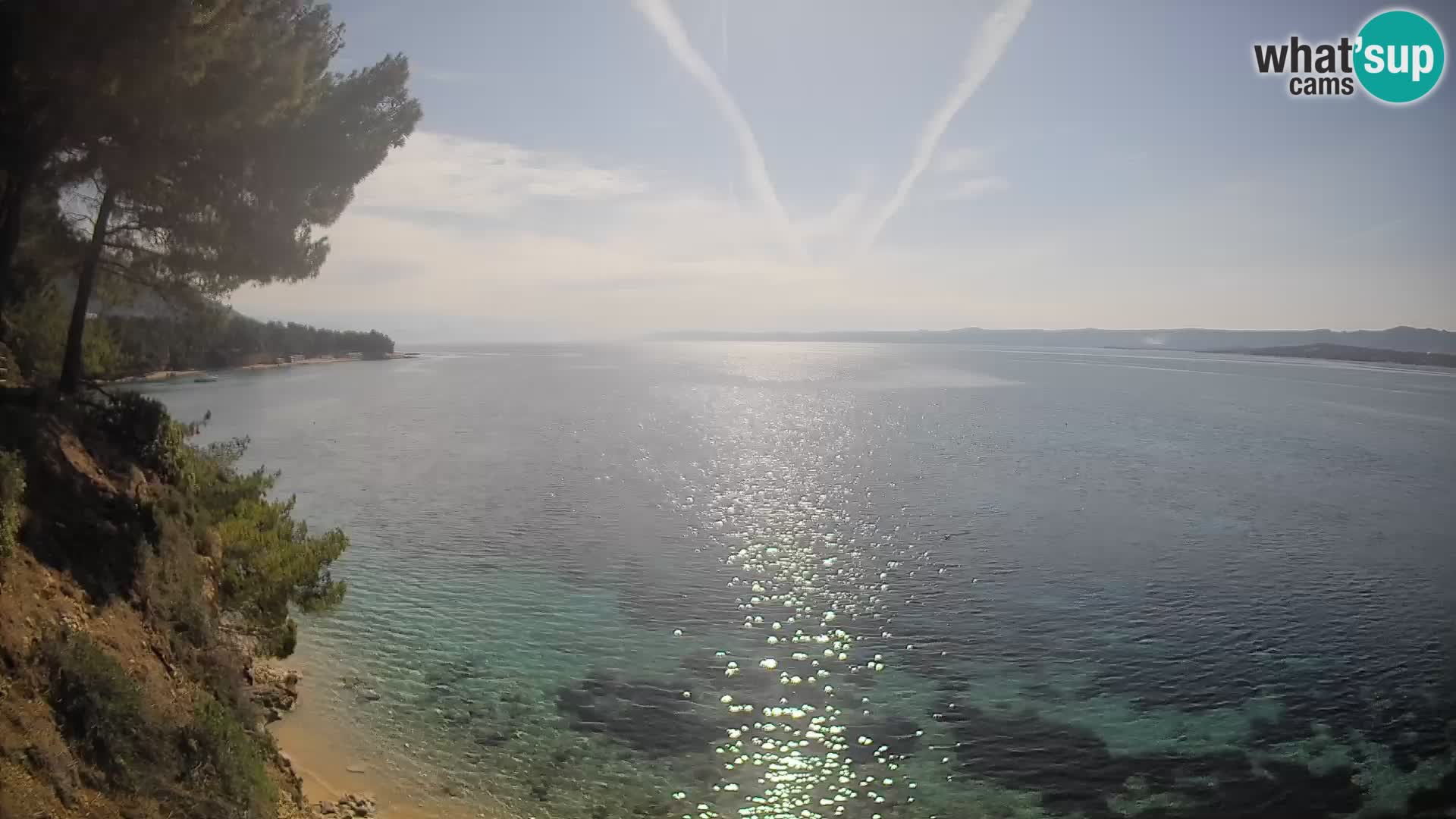 Webcam Potočine Beach Bol – Live View of Borak Beach, Brač Island