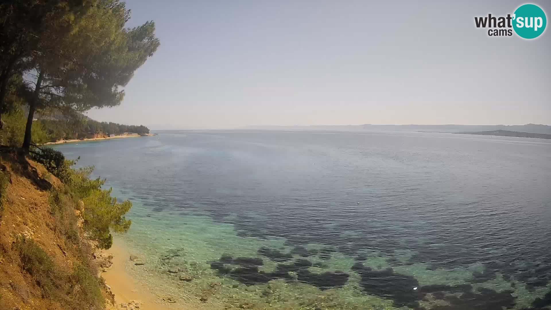 Webcam Strand Potočine Bol – Liveblick auf Borak Beach, Insel Brač