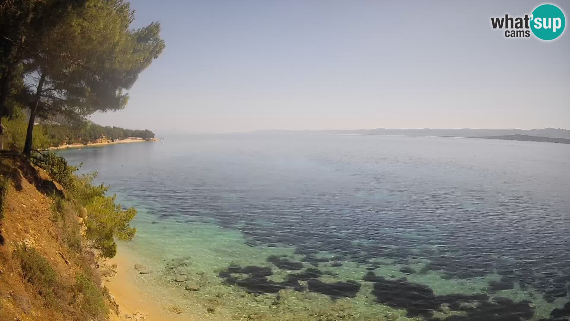 Webcam Playa Potočine Bol – Vista en vivo de Borak Beach, Isla de Brač