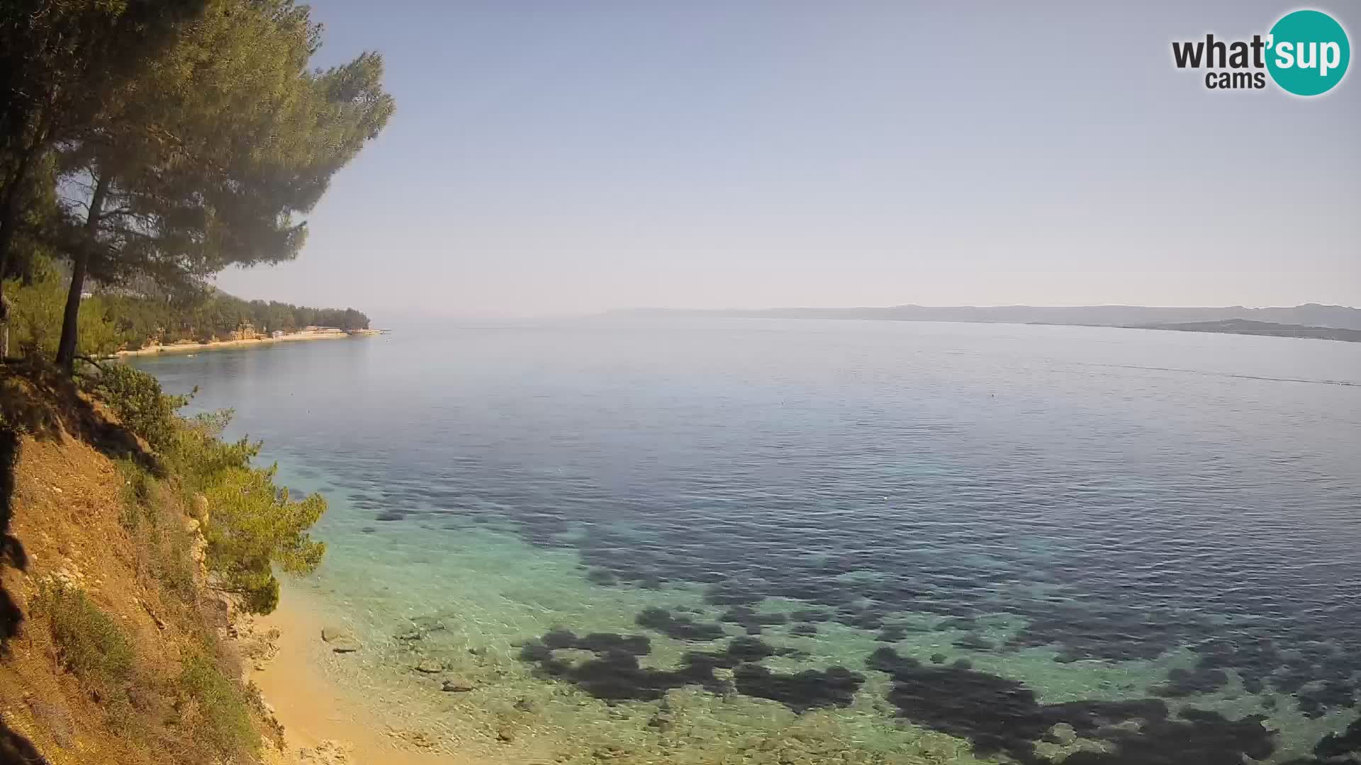 Webcam Strand Potočine Bol – Liveblick auf Borak Beach, Insel Brač