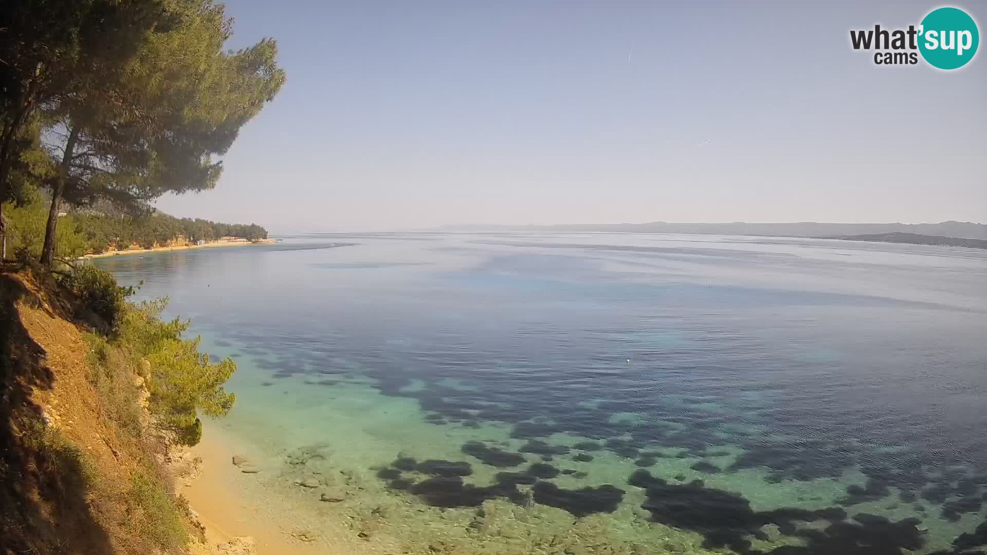 Webcam Playa Potočine Bol – Vista en vivo de Borak Beach, Isla de Brač