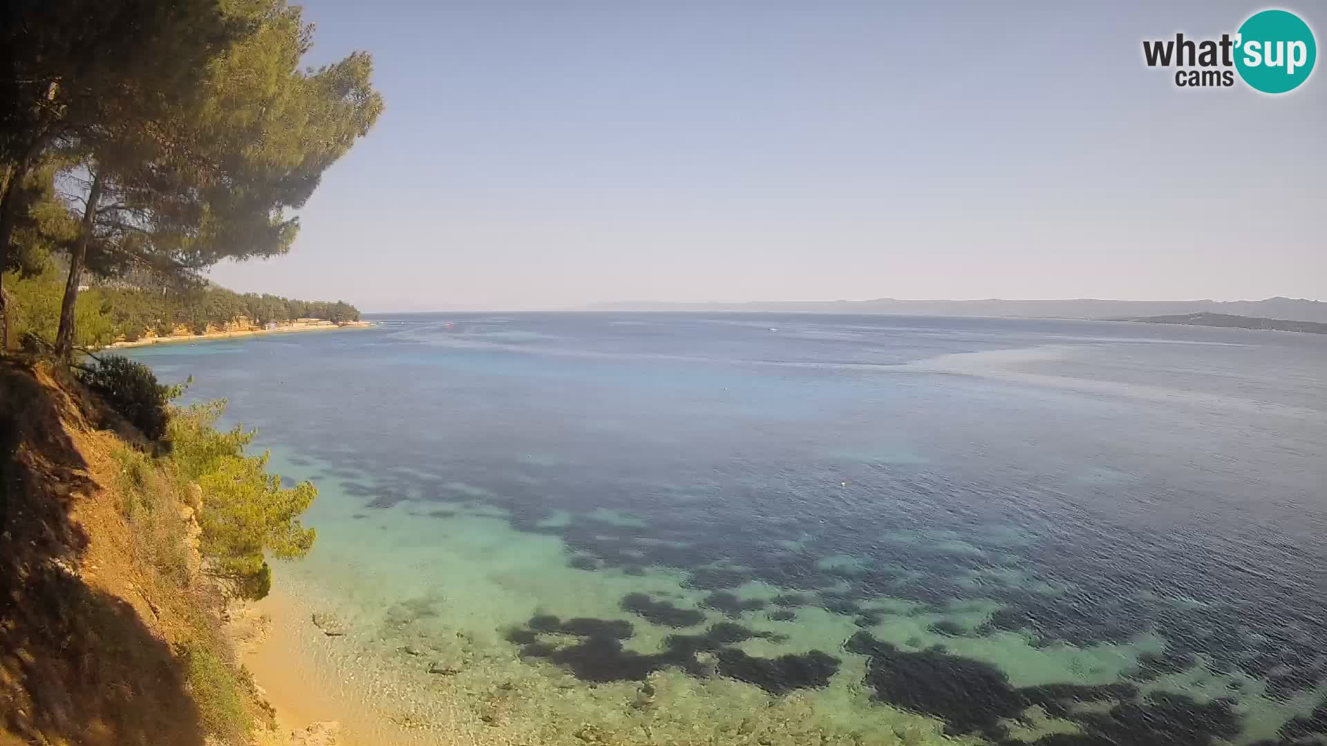 Webcam plage Potočine Bol – Vue en direct sur Borak Beach, île de Brač