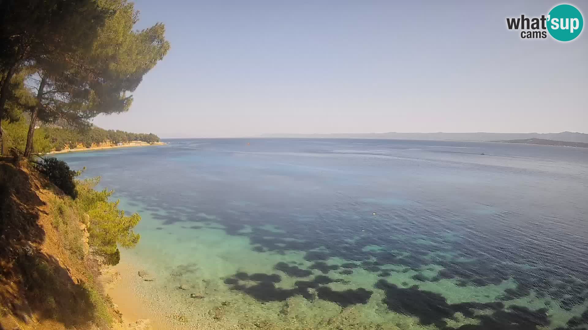 Webcam Strand Potočine Bol – Liveblick auf Borak Beach, Insel Brač