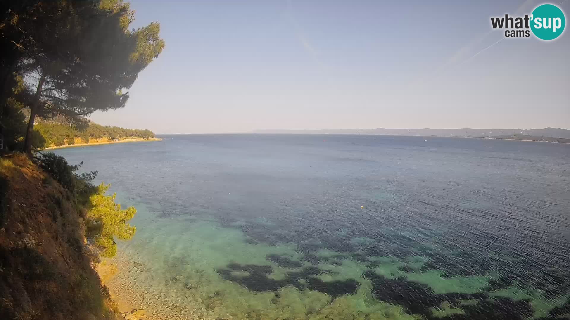 Webcam Strand Potočine Bol – Liveblick auf Borak Beach, Insel Brač