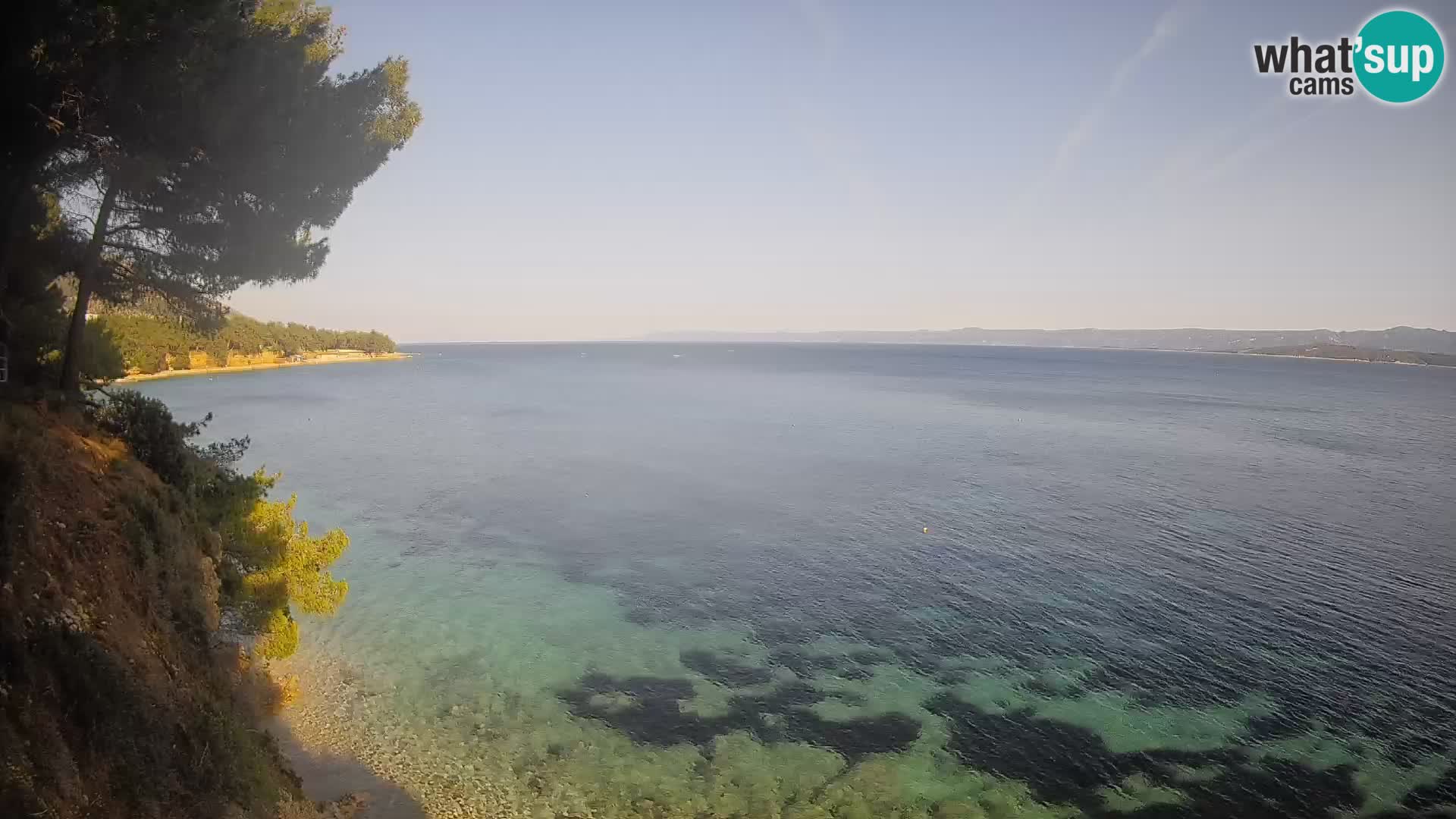 Webcam plage Potočine Bol – Vue en direct sur Borak Beach, île de Brač