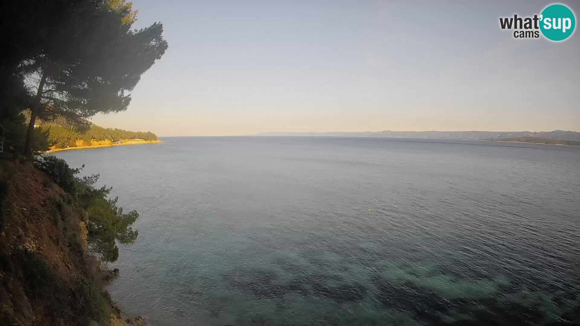 Webcam Potočine Beach Bol – Live View of Borak Beach, Brač Island