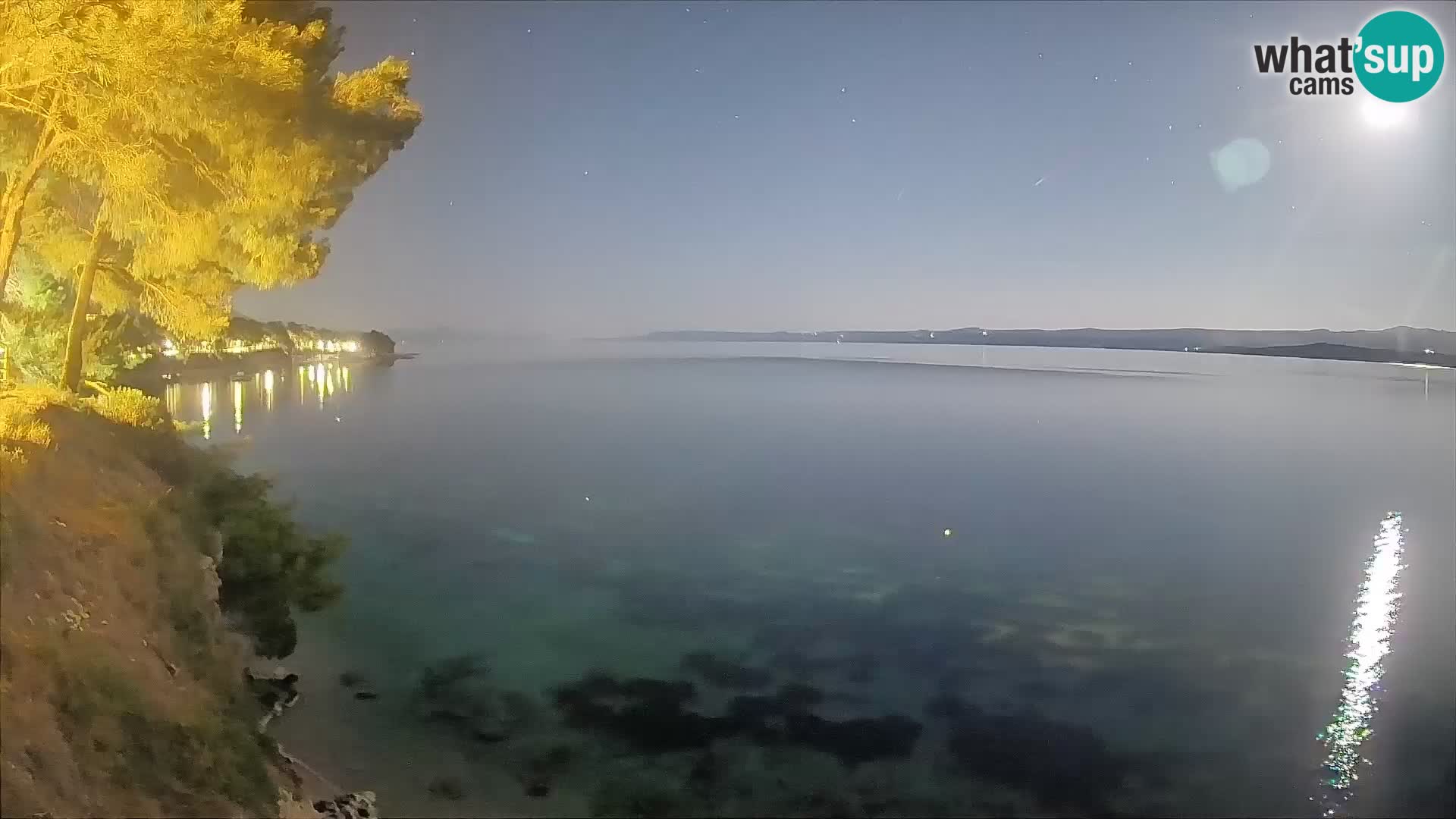 Webcam Playa Potočine Bol – Vista en vivo de Borak Beach, Isla de Brač