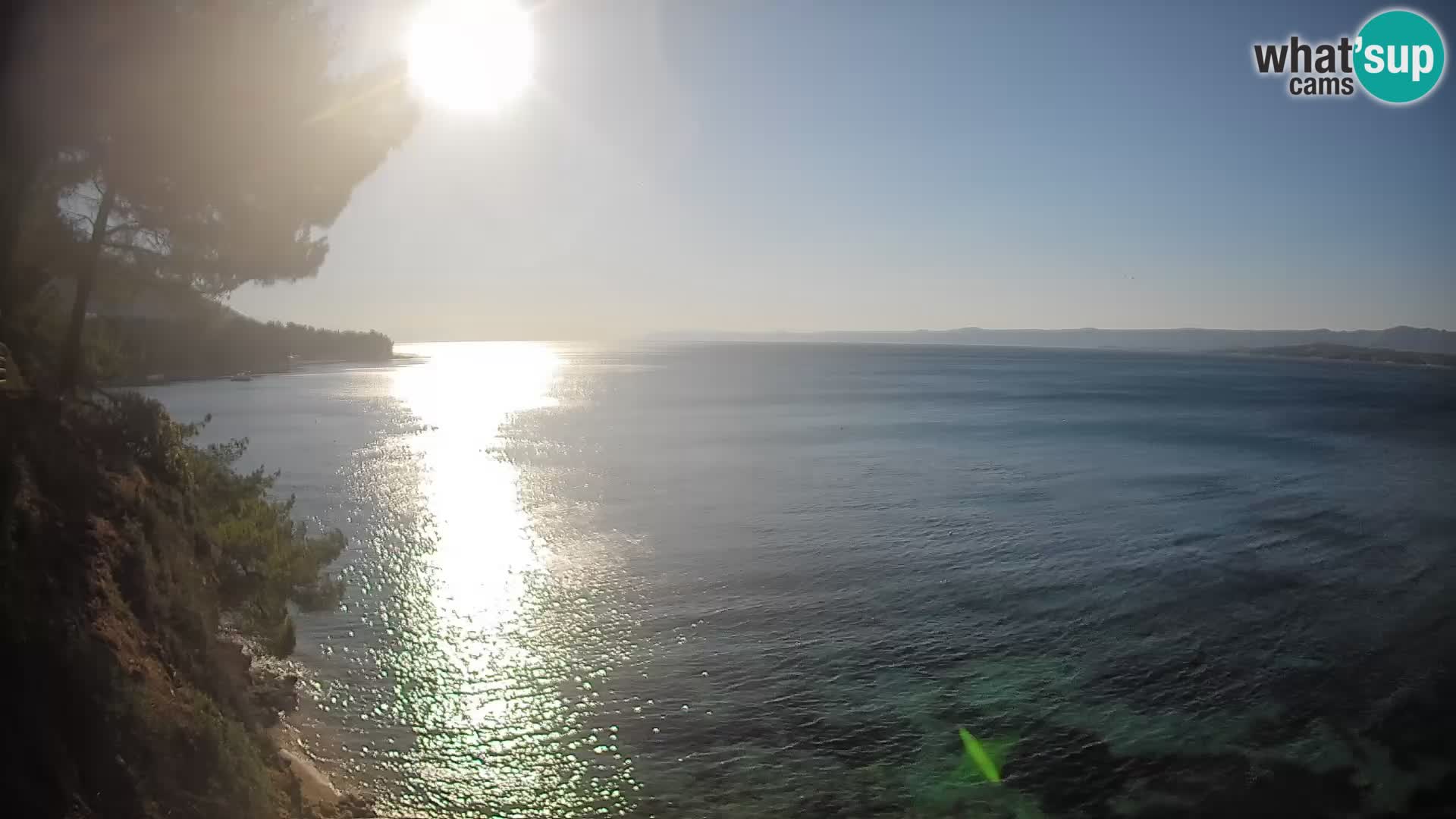 Webcam Strand Potočine Bol – Liveblick auf Borak Beach, Insel Brač