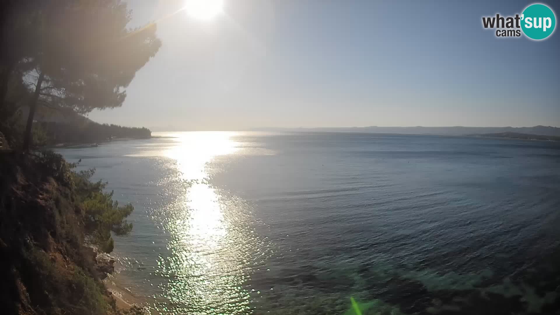 Webcam plage Potočine Bol – Vue en direct sur Borak Beach, île de Brač