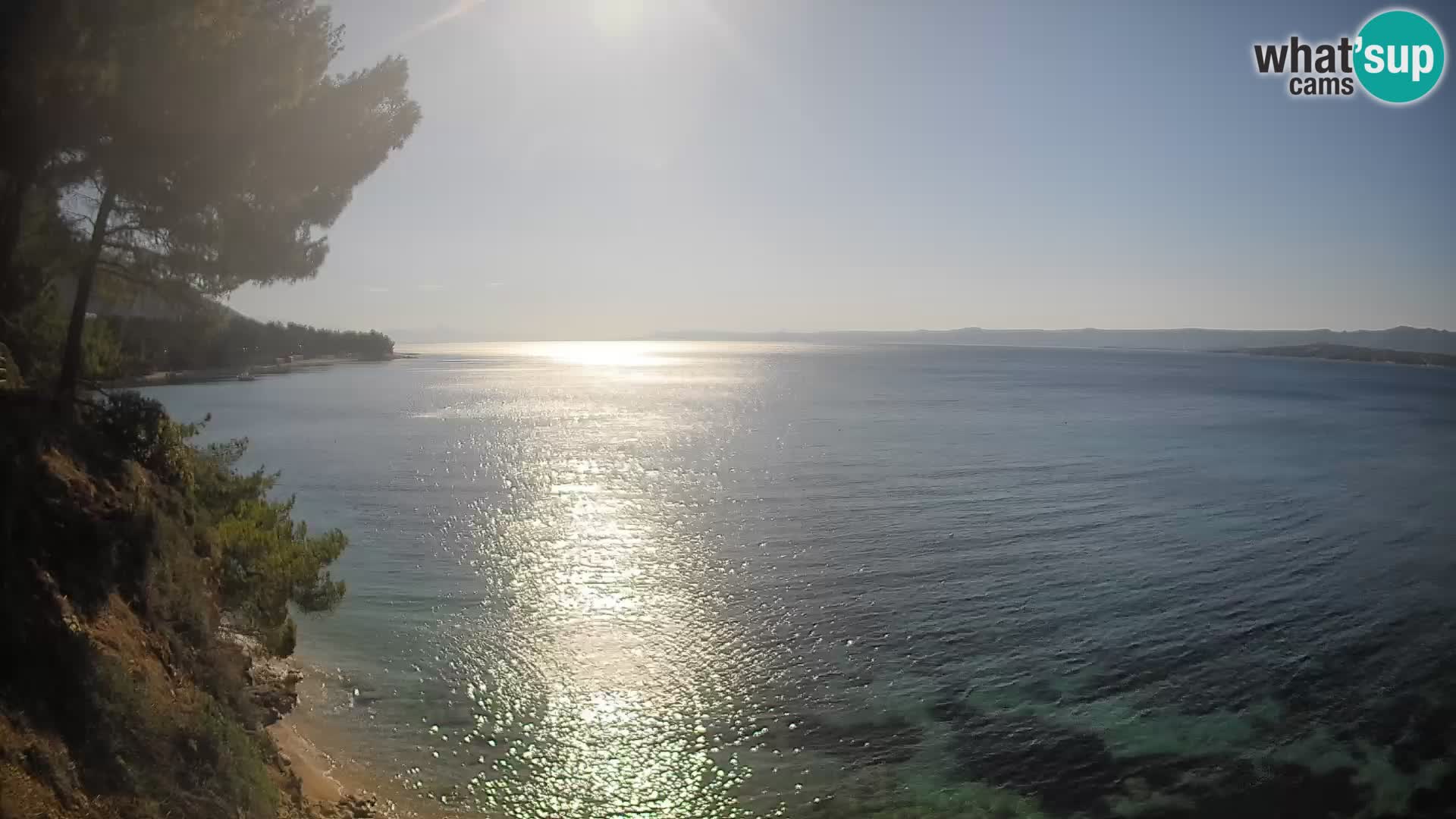 Webcam Strand Potočine Bol – Liveblick auf Borak Beach, Insel Brač
