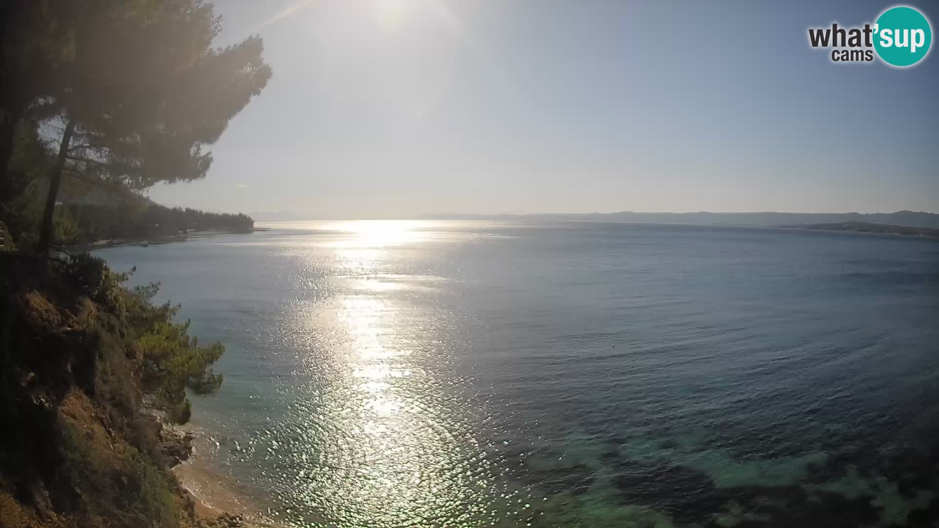 Webcam plage Potočine Bol – Vue en direct sur Borak Beach, île de Brač