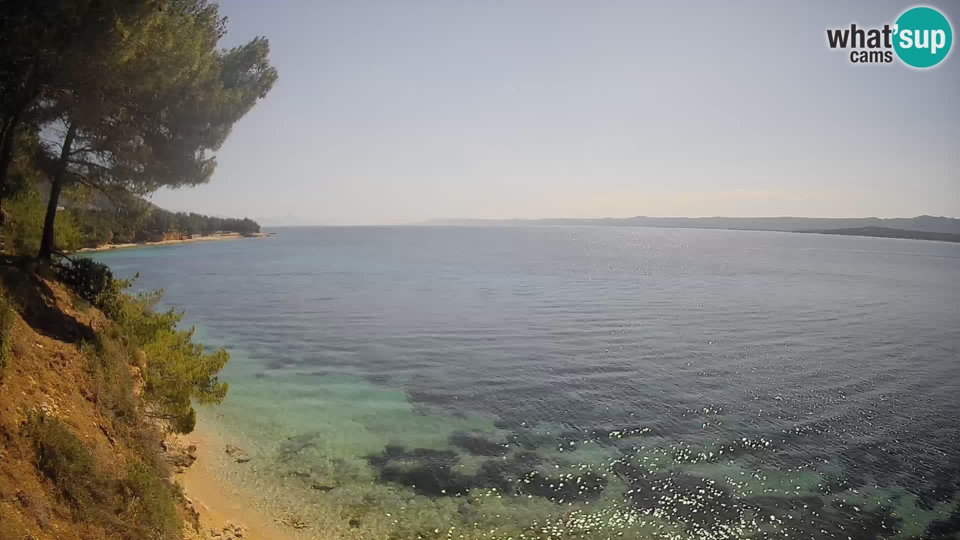 Webcam plage Potočine Bol – Vue en direct sur Borak Beach, île de Brač