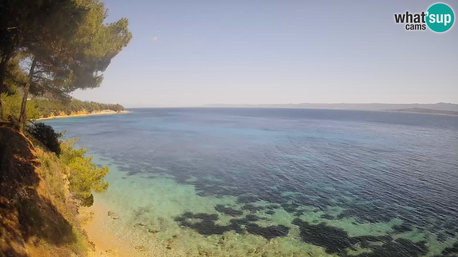 Webcam Potočine Beach Bol – Live View of Borak Beach, Brač Island