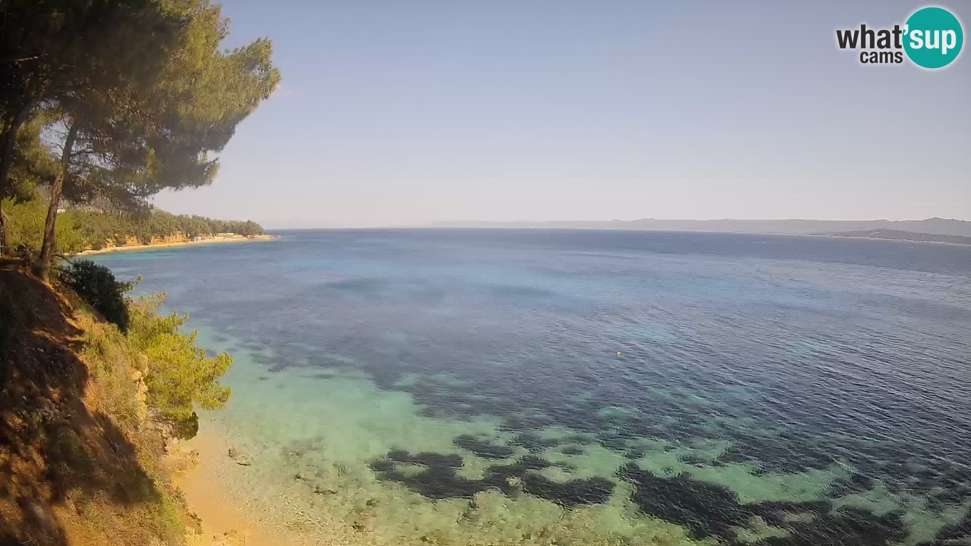 Webcam Playa Potočine Bol – Vista en vivo de Borak Beach, Isla de Brač