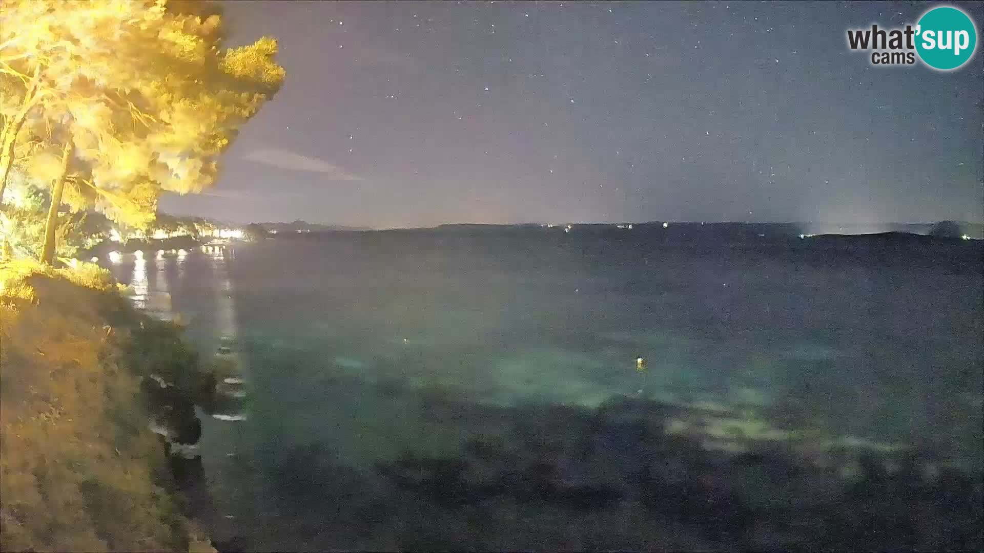 Web kamera Potočine Bol – Pogled uživo na plažu Borak, otok Brač