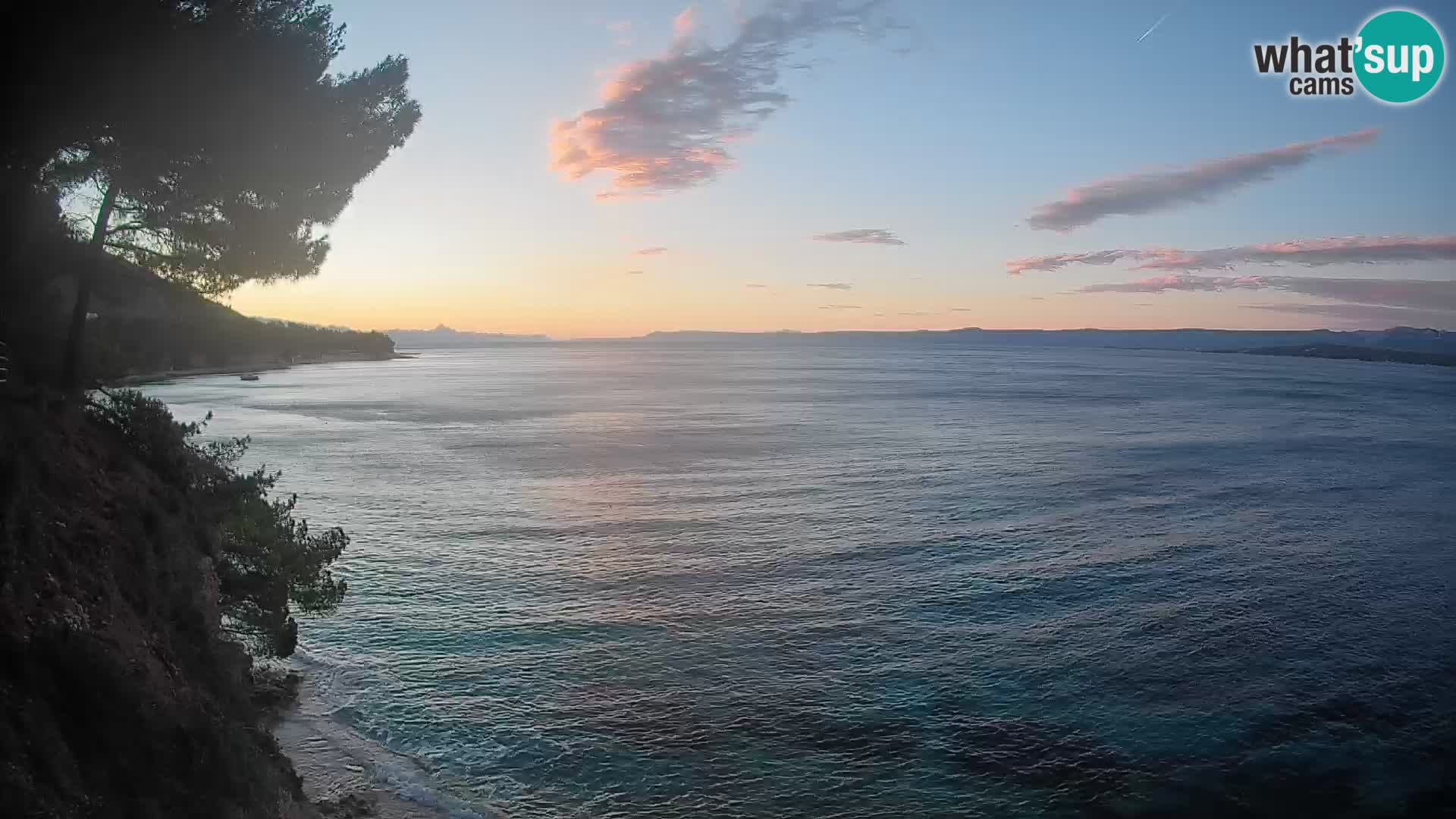 Webcam Potočine Beach Bol – Live View of Borak Beach, Brač Island