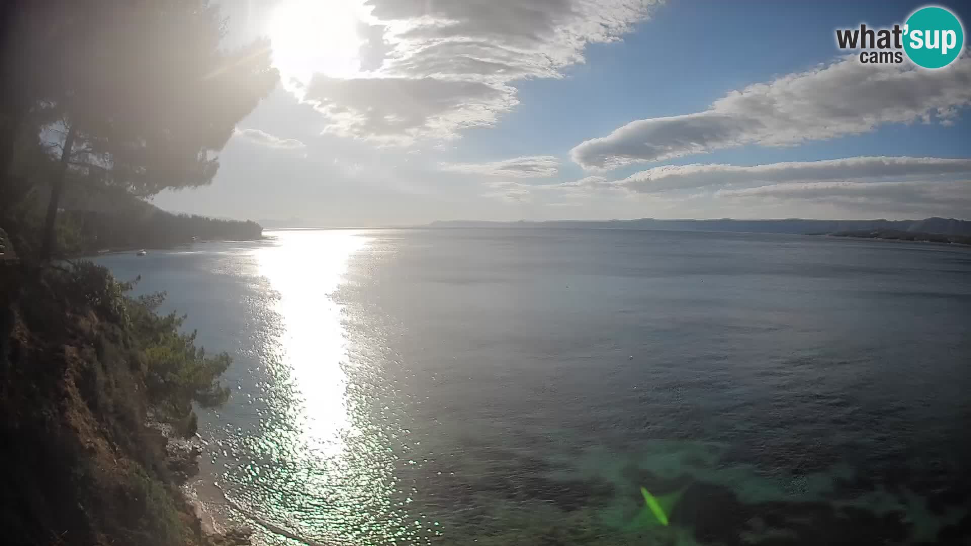 Webcam Potočine Beach Bol – Live View of Borak Beach, Brač Island